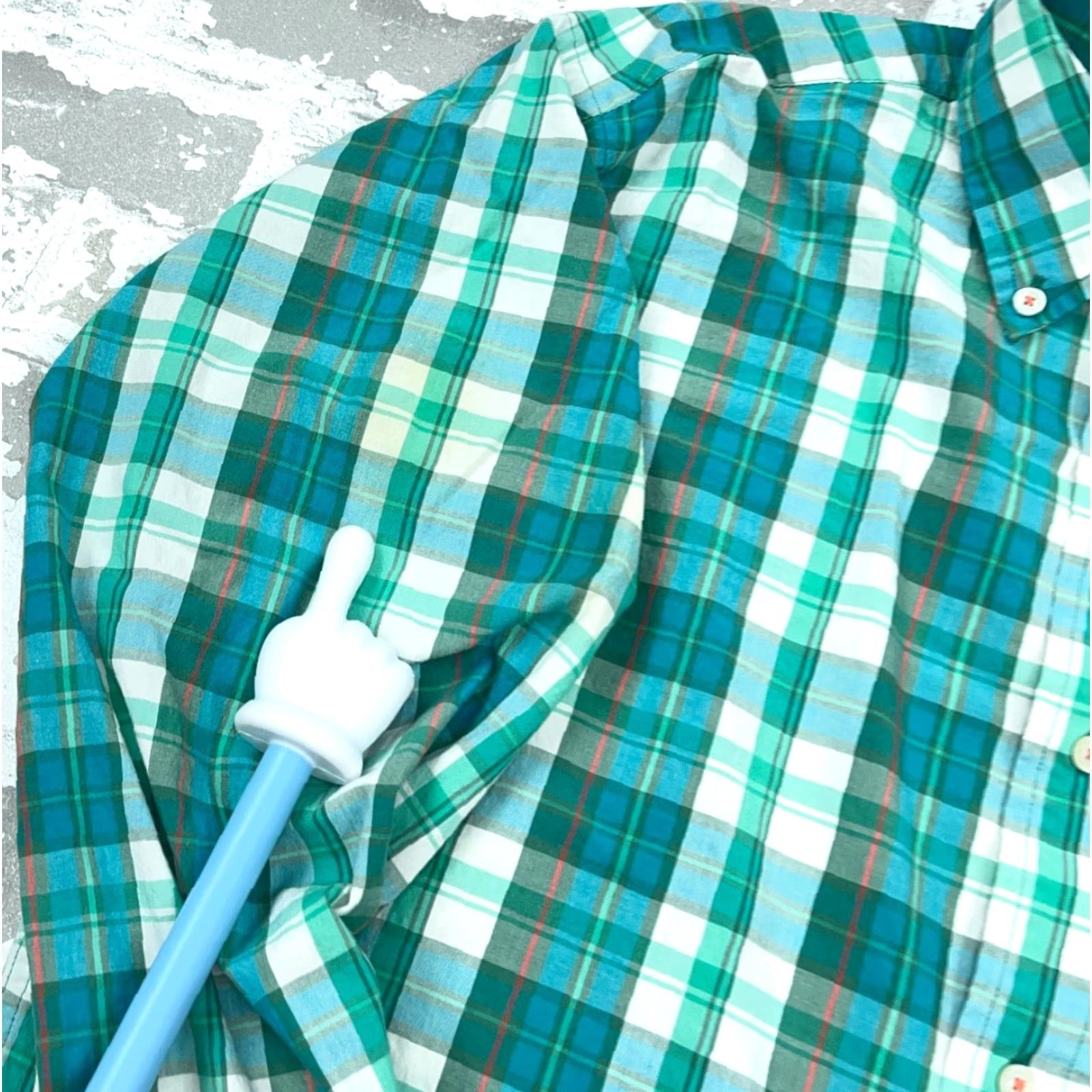 Southern Tide Southern Tide Shirt Men Medium Green Plaid Button-Up Poplin Dress Casual Fish Size US M / EU 48-50 / 2 - 6 Thumbnail
