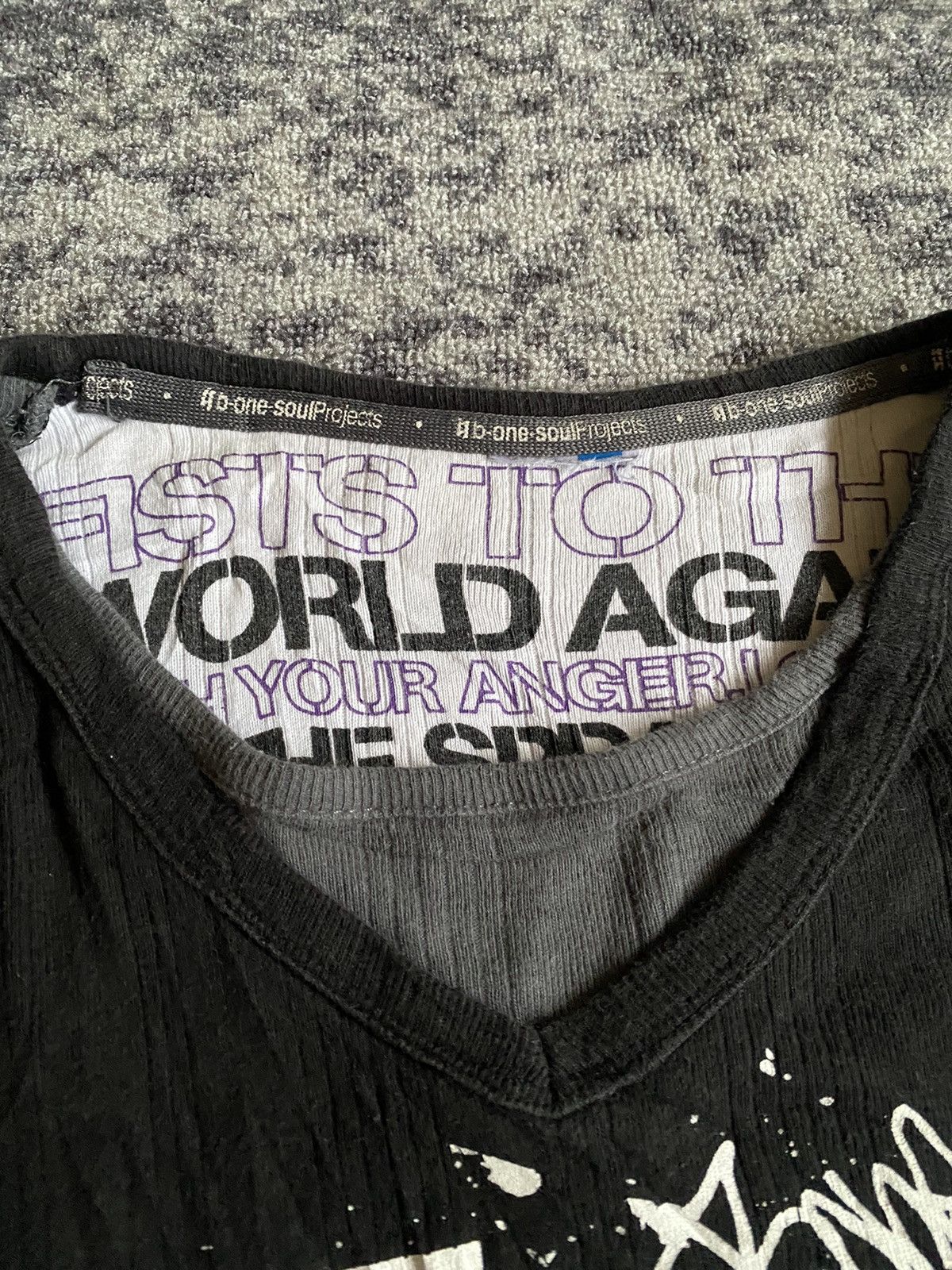 Hysteric Glamour × If Six Was Nine × Le Grande Bleu (L.G.B.) Y2k B one soul ifsixwasnine longsleeve Size US L / EU 52-54 / 3 - 3 Thumbnail
