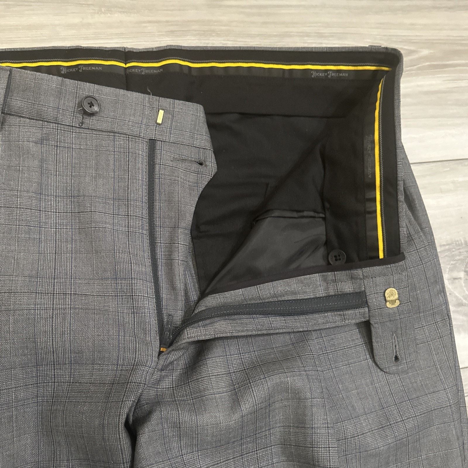 Hickey Freeman Hickey Freeman Loro Piana Suit Men’s 42R Tasmanian Super 130 Size 42R - 20 Thumbnail