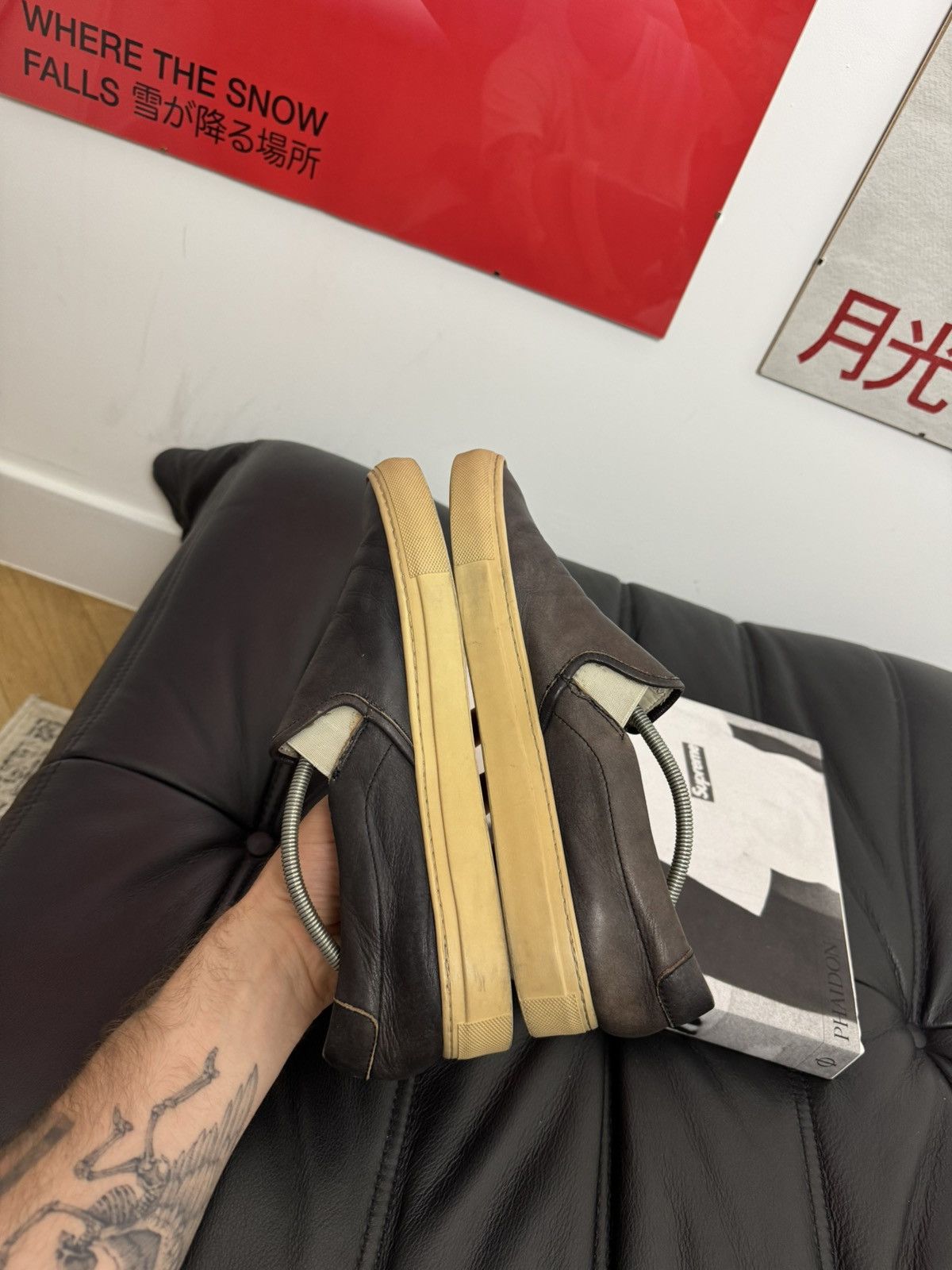 Common Projects Common Projects Low Leather Slip On Vintage Brown Casual Size US 9 / EU 42 - 7 Thumbnail