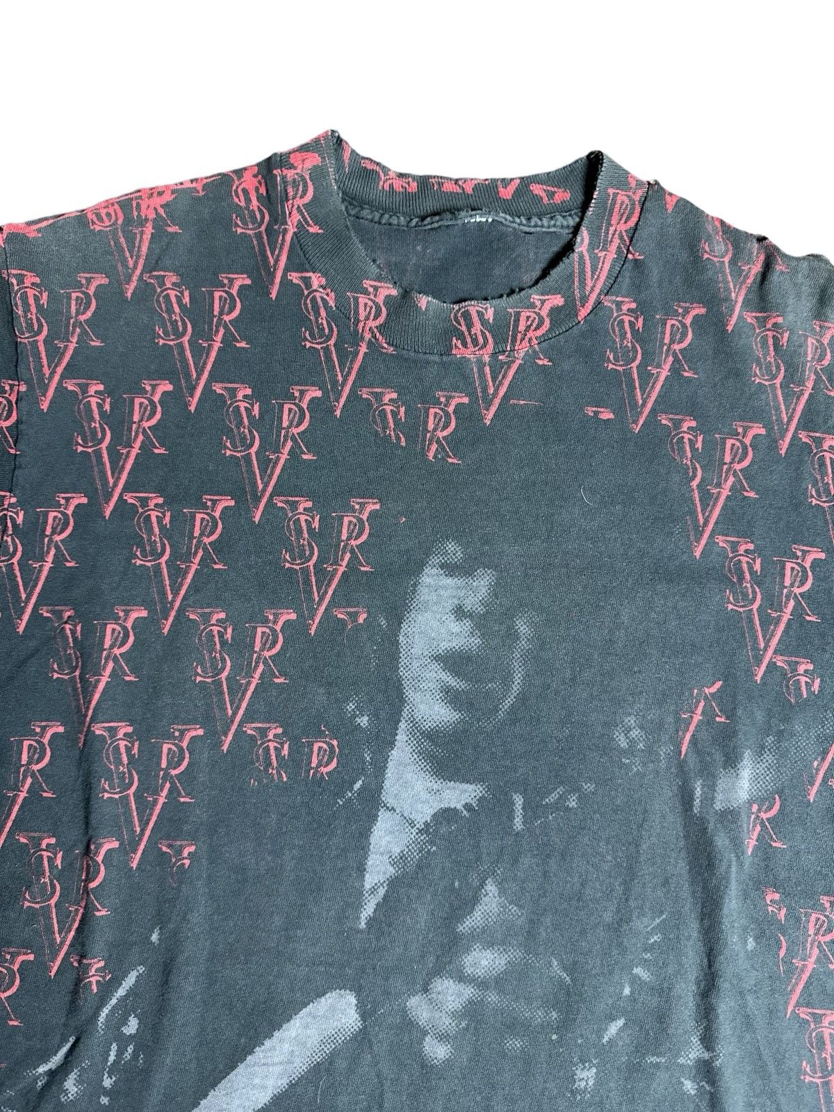 Japanese Brand × Vintage 1980s vintage Stevie Ray Vaughan All Over Print T-Shirt Size US L / EU 52-54 / 3 - 2 Thumbnail