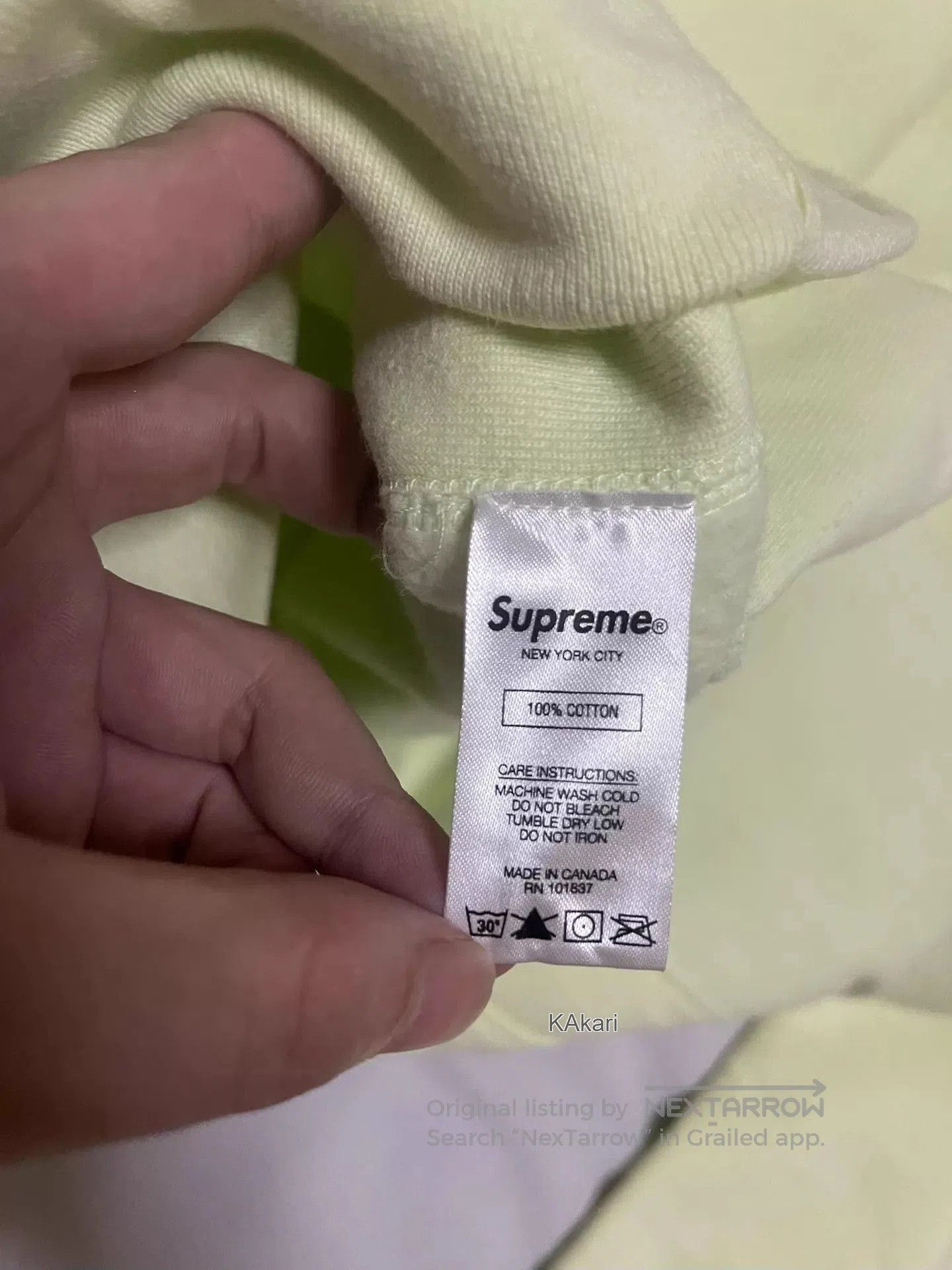 Supreme Green Hoodie with Front Pocket . Size US M / EU 48-50 / 2 - 4 Thumbnail