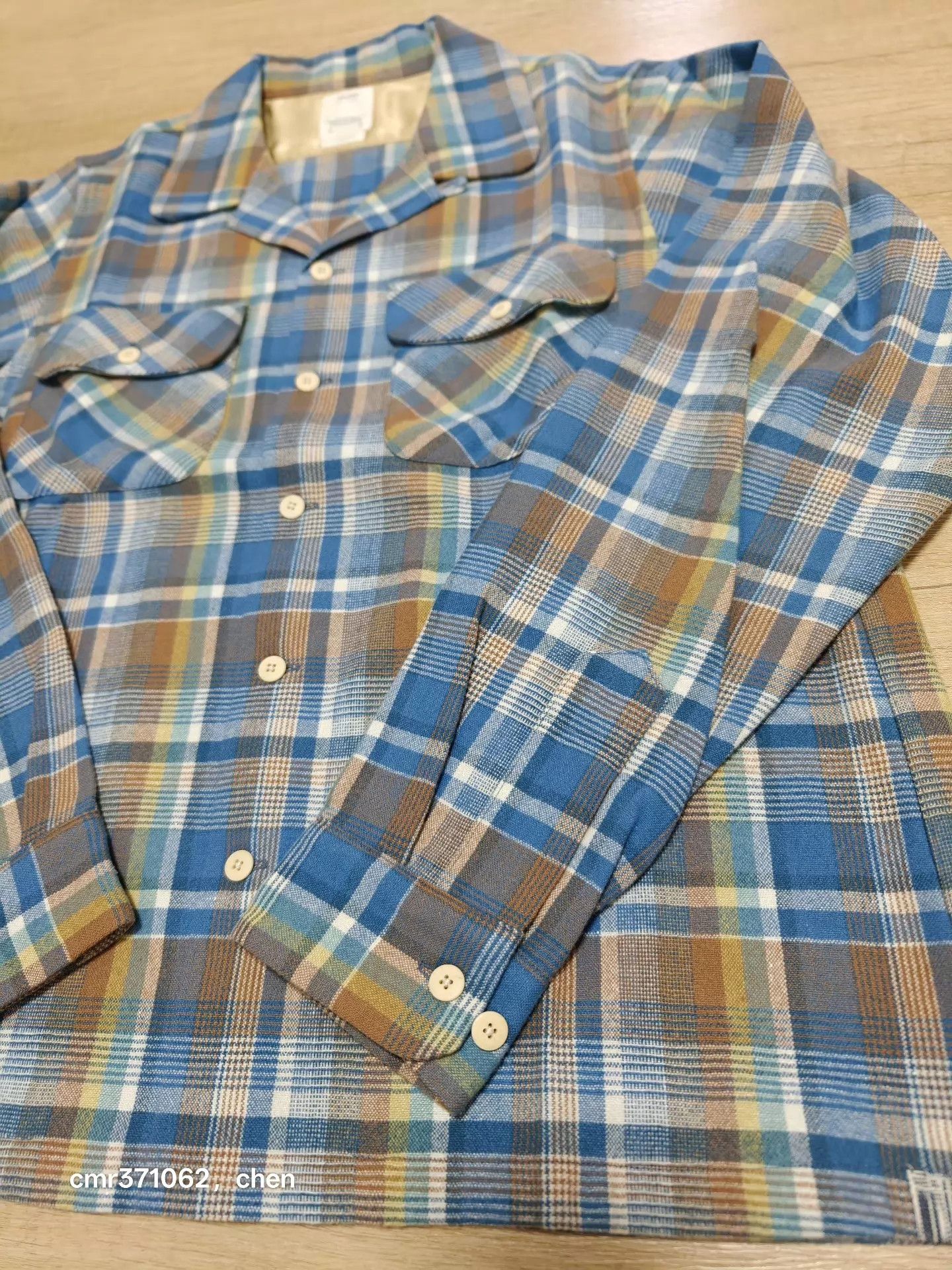 Visvim VISVIM 22AW BOOMER CHECK LS Shirt blue2 Size US M / EU 48-50 / 2 - 5 Thumbnail