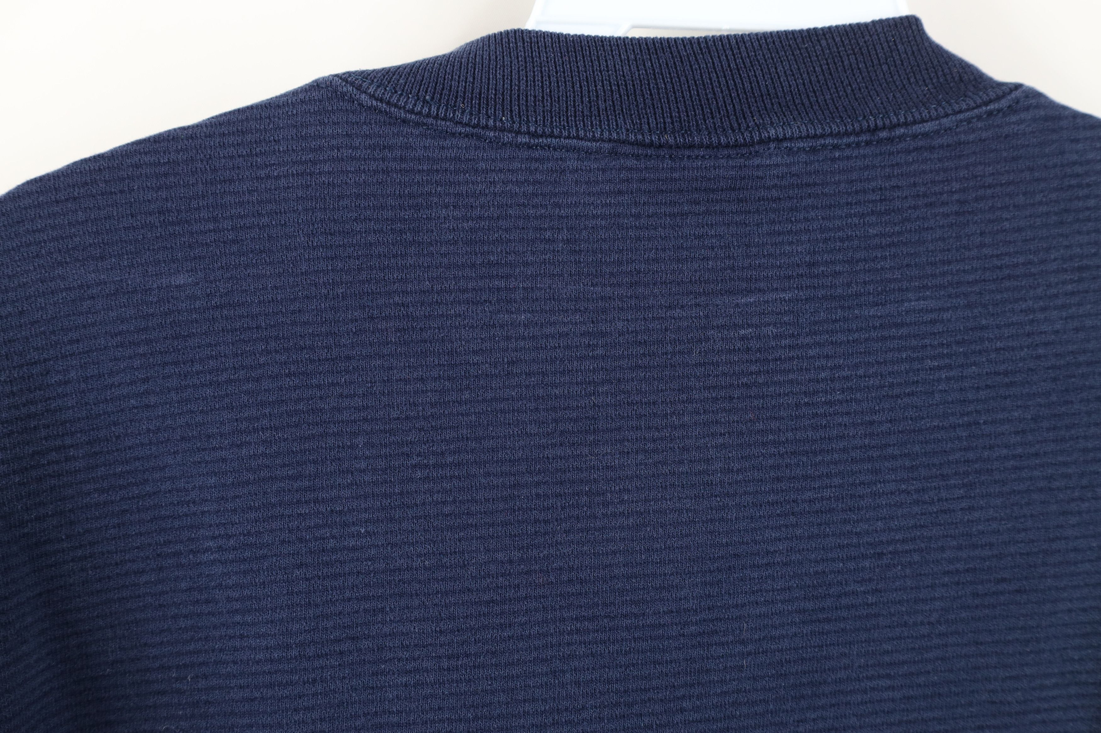 Vintage Vintage 90s Knit St Joseph Crewneck Sweatshirt Blue USA Size US XL / EU 56 / 4 - 13 Thumbnail