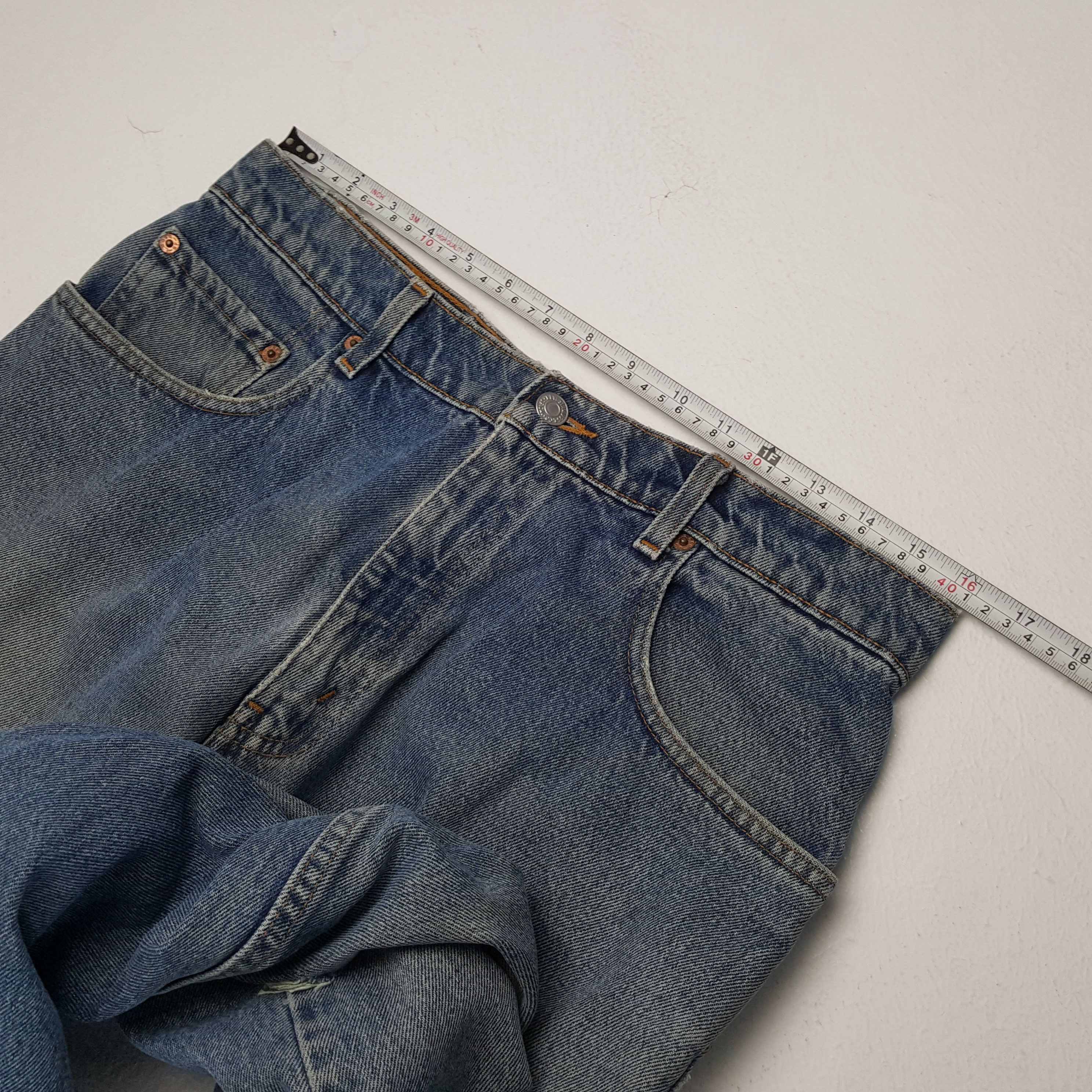 Levi's × Vintage LEVIS Streetwear Rock Punk Style Distressed Jeans Size US 32 / EU 48 - 7 Thumbnail