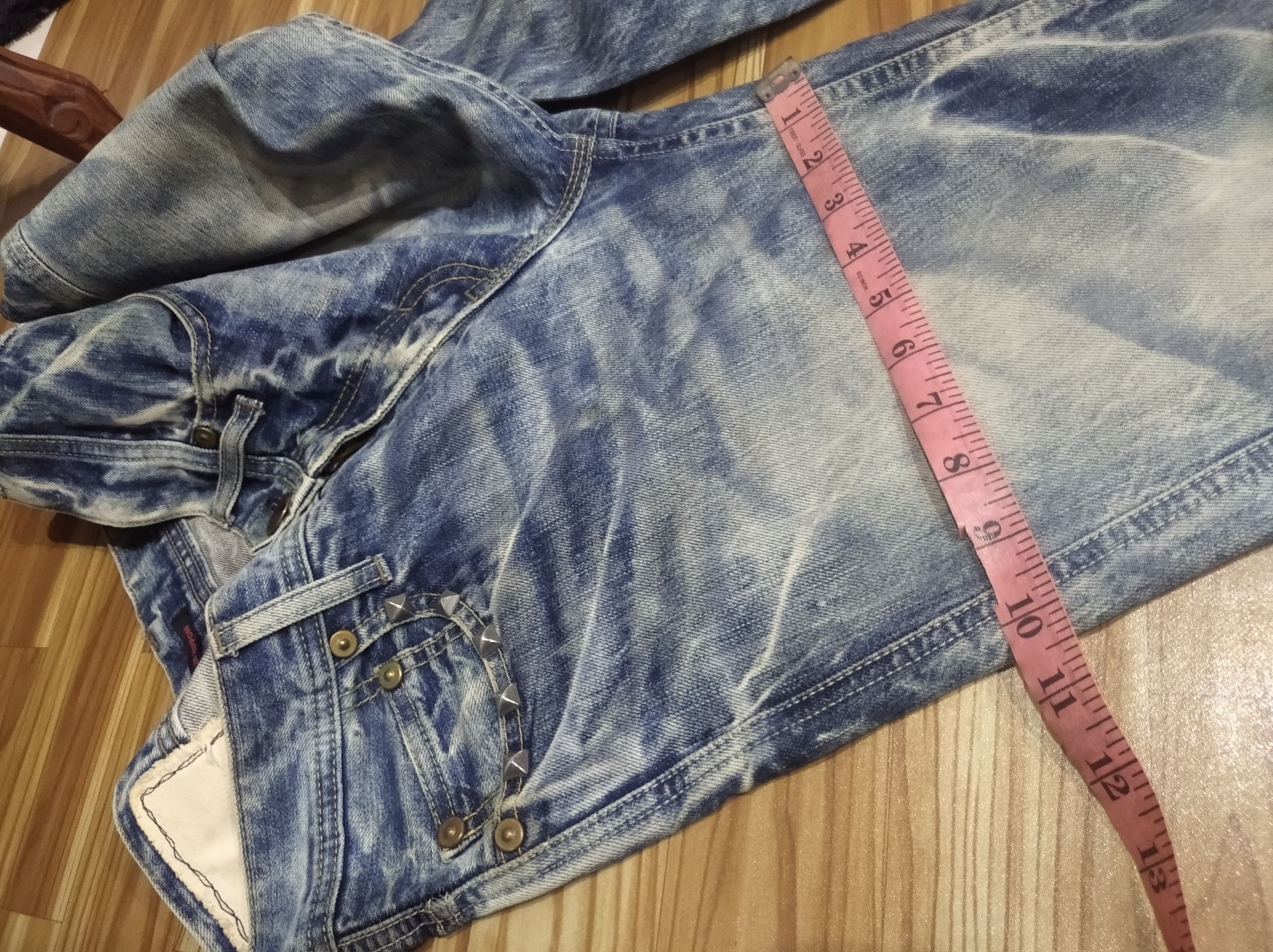 Hysteric Glamour × Japanese Brand Vintage Japanese Brand Blue Way Distressed Flare Jeans Size US 30 / EU 46 - 9 Thumbnail