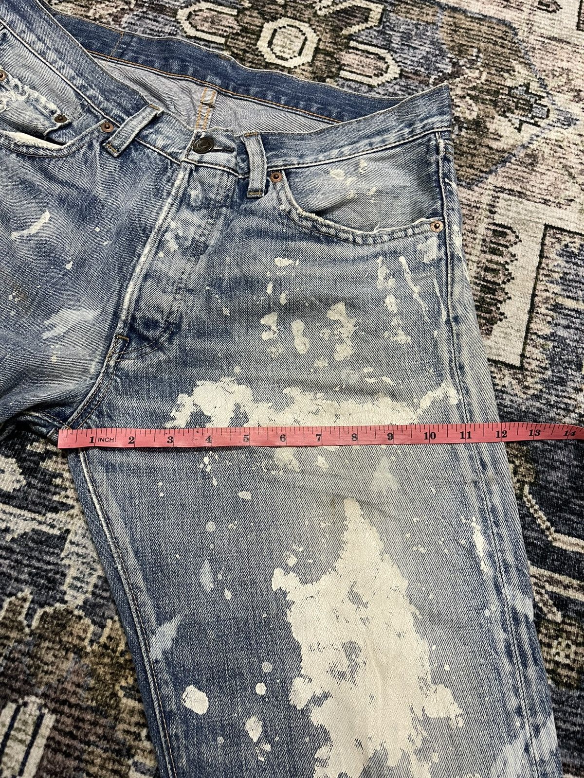Hysteric Glamour Vintage Hysteric Glamour RNA Selvedge Paint Splash Denim Size US 33 - 17 Thumbnail