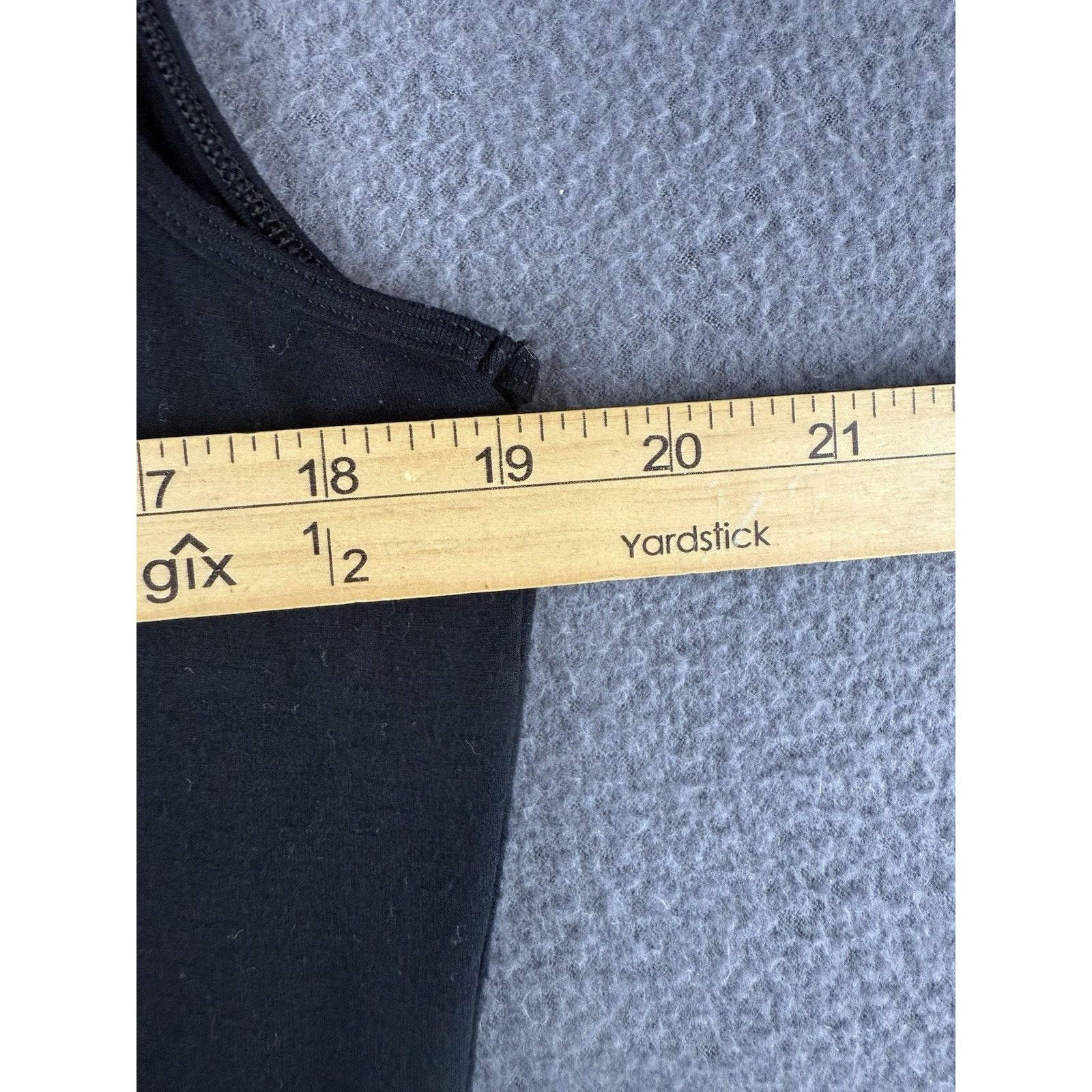 Eileen Fisher Eileen Fisher Black Viscose Stretch Base Layer Tank Size L Size L / US 10 / IT 46 - 4 Thumbnail