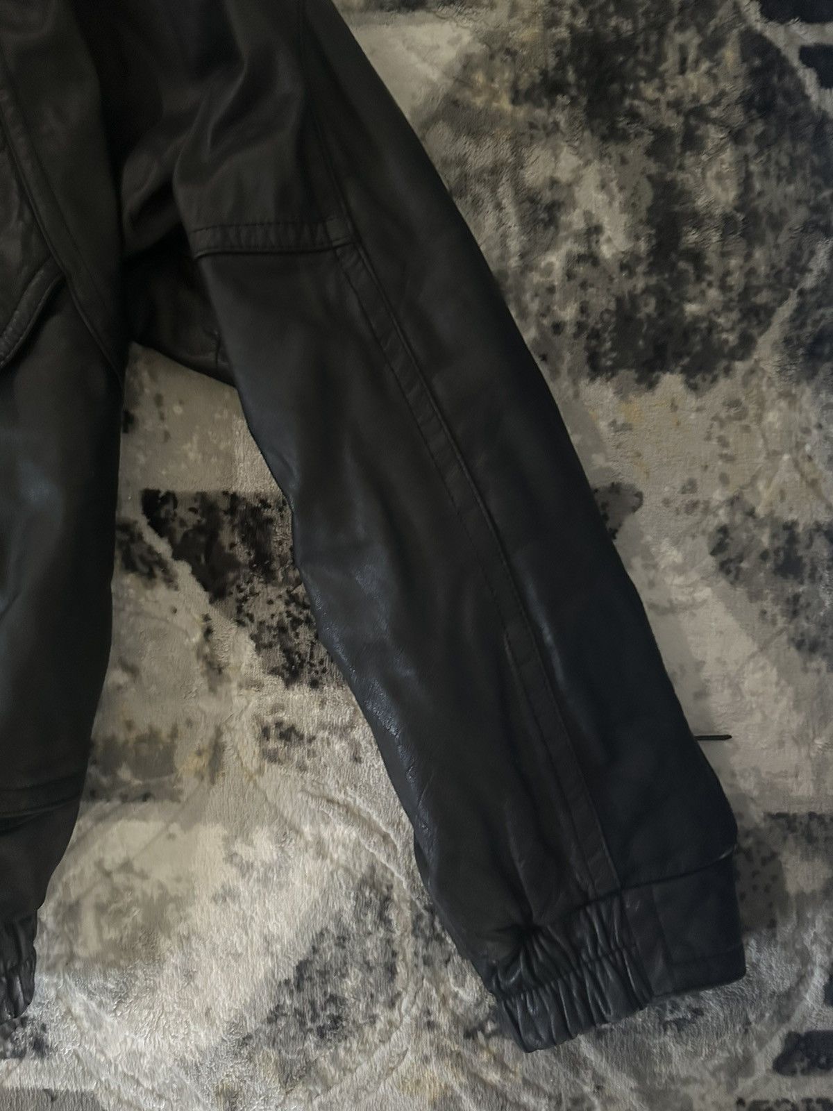 Vintage Korean leather jacket