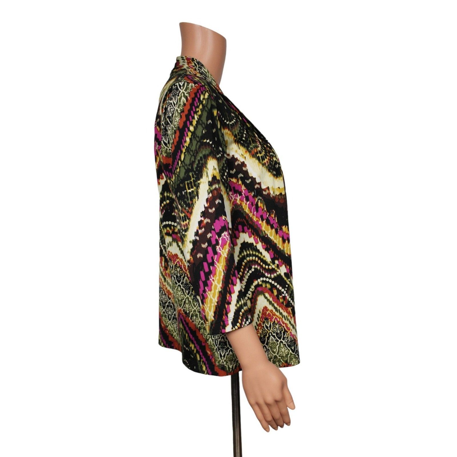 Other Cato 3/4 Sleeve Cardigan Women's Size Medium Size M / US 6-8 / IT 42-44 - 2 Thumbnail