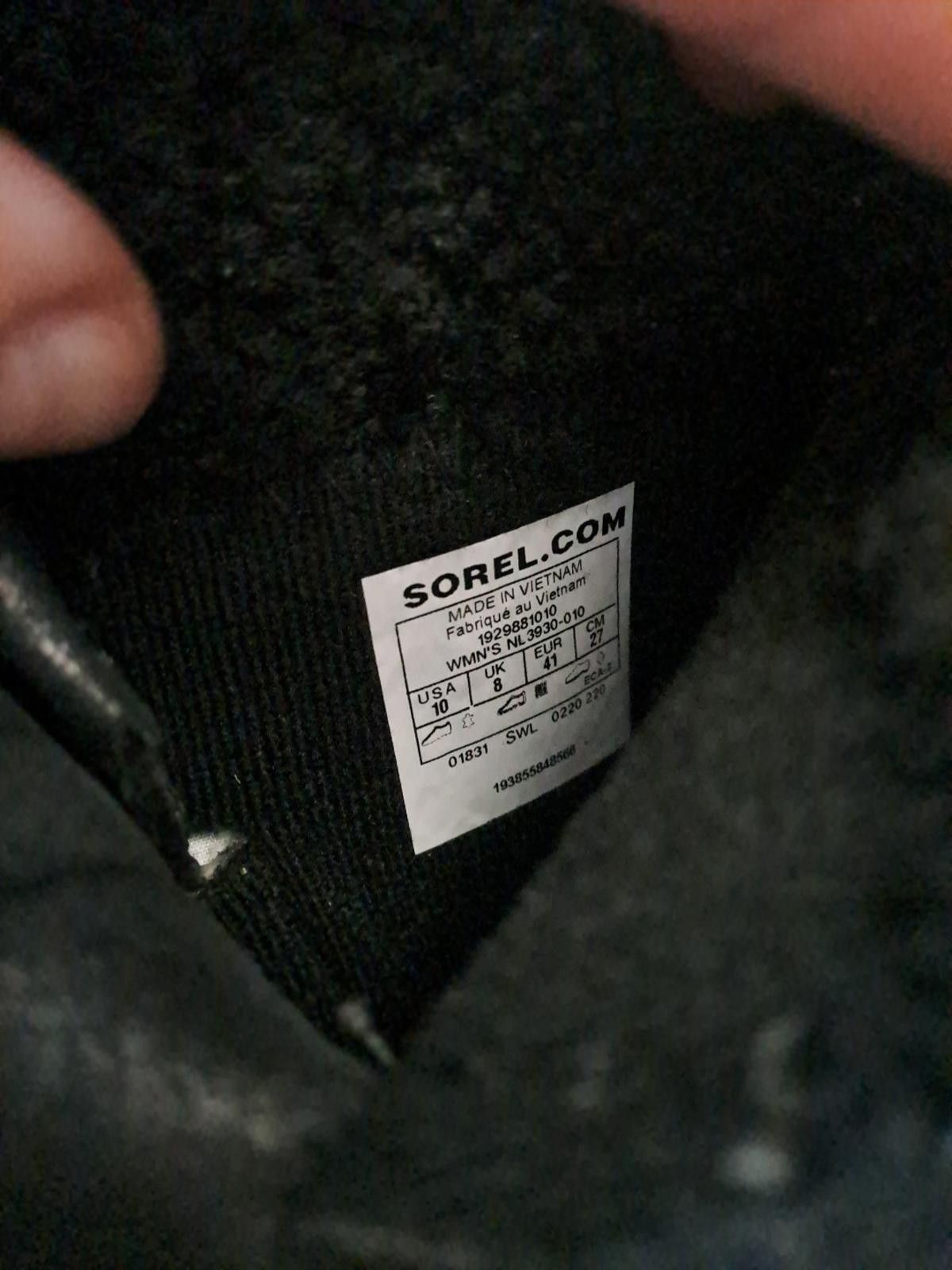 SOREL Sorel Waterproof Black Leather Phoenix Moto Size UK 8 Size US 10 / IT 40 - 9 Thumbnail