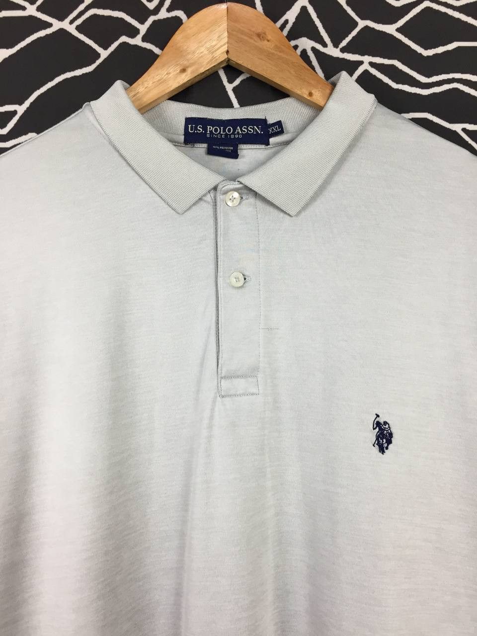 Polo Ralph Lauren × U.S. Polo Assn. × Vintage U.S Polo Assn. Embroidered Logo Classic Polo Tee Size US XXL / EU 58 / 5 - 3 Thumbnail