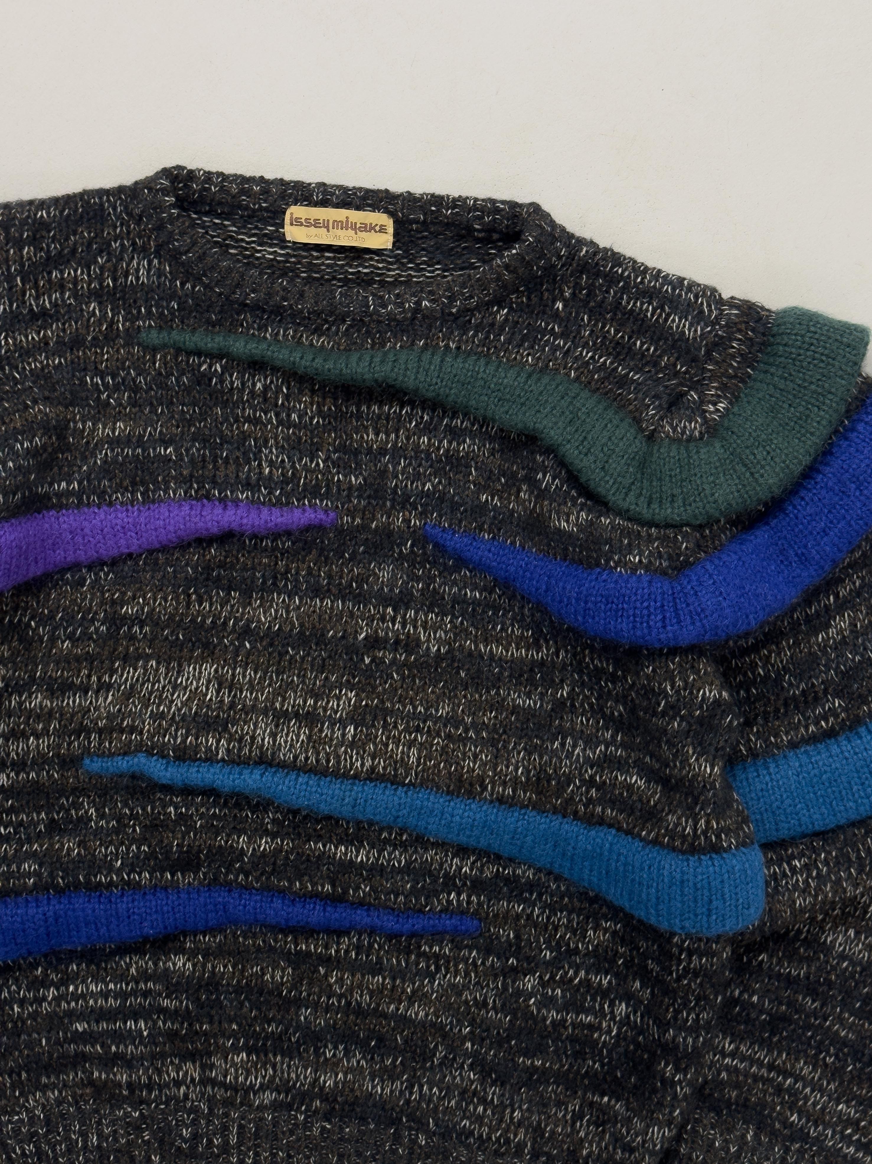Issey Miyake Issey Miyake 1970s Archive Knit Sweater Size L / US 10 / IT 46 - 2 Thumbnail