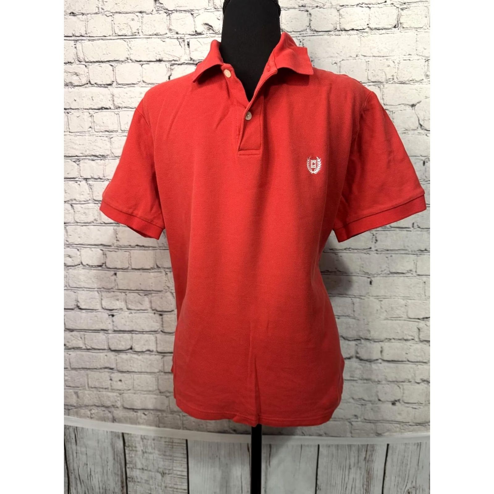 Chaps Chaps Polo Shirt Red L Mens Button-Down Collar Cotton Solid Size US L / EU 52-54 / 3 - 6 Thumbnail