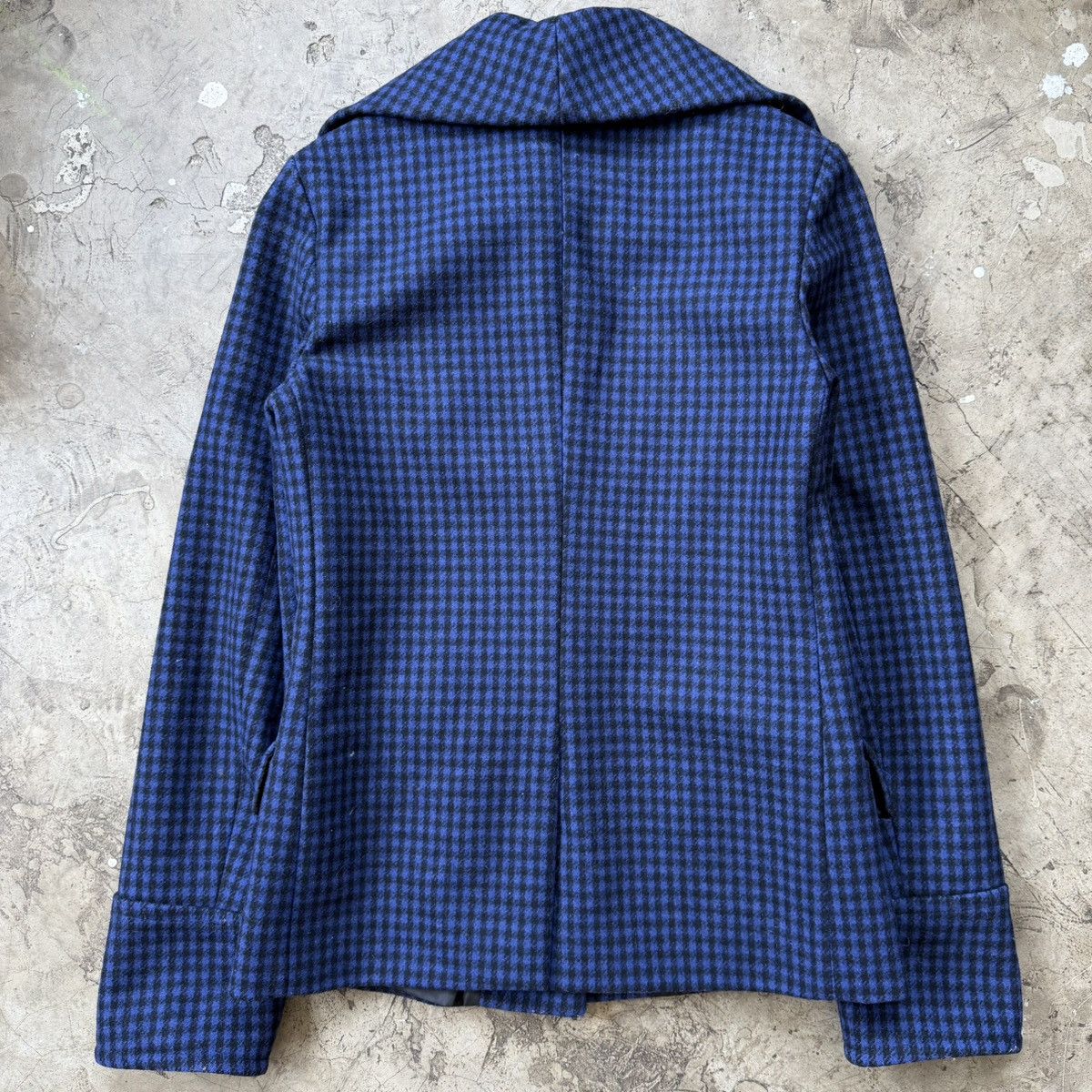 Hussein Chalayan Hussein Chalayan - 90’s Archive Houndstooth Wool Jacket Size M / US 6-8 / IT 42-44 - 2 Thumbnail