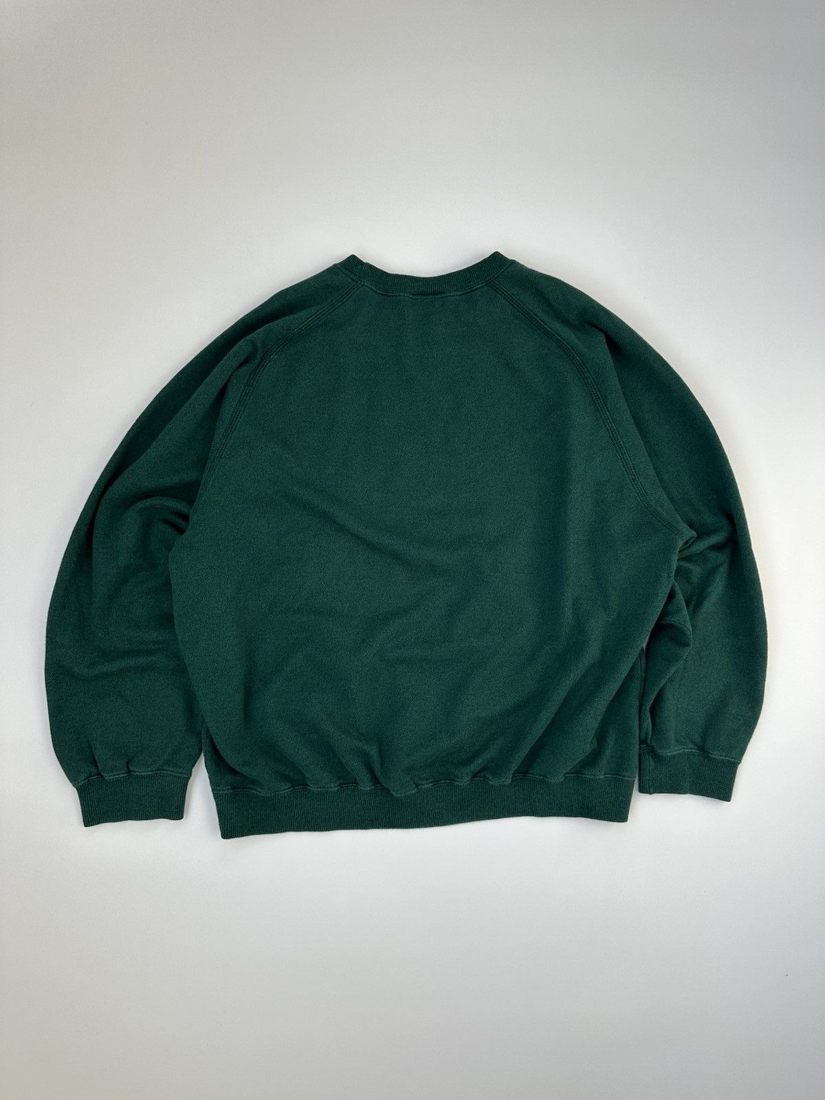 Lacoste 90's Chemise Lacoste Baggy Sweatshirt Logo Green Size US L / EU 52-54 / 3 - 2 Thumbnail