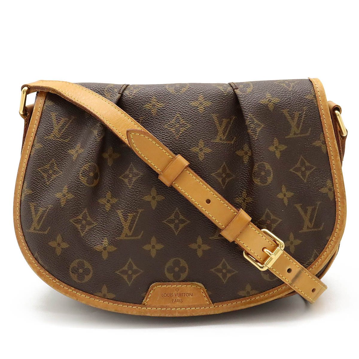 Louis Vuitton Louis Vuitton Louis Vuitton Monogram Menilmontant PM Shoulder Bag M40474 Canvas Crossbody Bag M40474 in Good Condition Size ONE SIZE - 1 Thumbnail