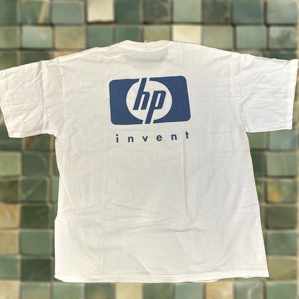 Gildan Vintage HP Hewlett Packard Invent Shirt XL Y2K Graphic Print - Mens Size US XL / EU 56 / 4 - 1 Thumbnail