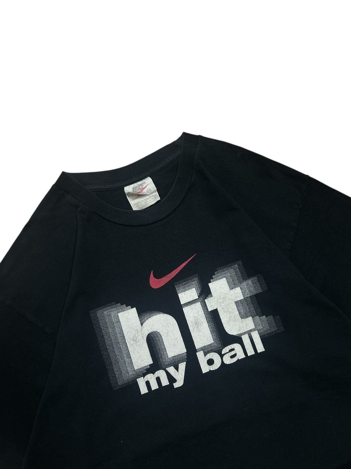 Nike Vintage 90s Motion "Hit My Ball / If You Can" Size US M / EU 48-50 / 2 - 2 Thumbnail