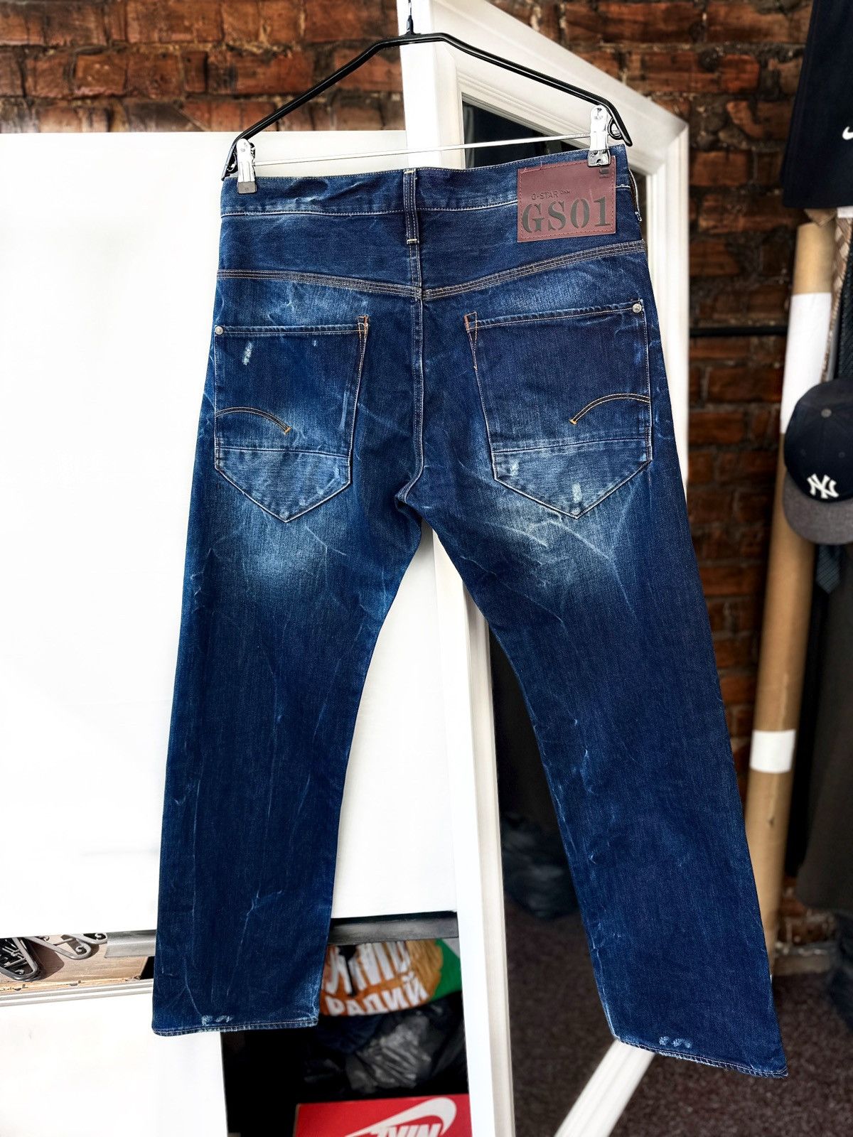 G-Star Men’s Jeans G-Star Raw New Radar Low Loose Blue Size: 34/32 Size US 34 / EU 50 - 2 Thumbnail