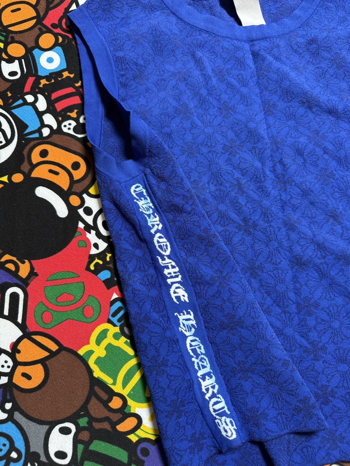Chrome Hearts Chrome Hearts Blue Velour Tank Top Size S / US 4 / IT 40 - 9 Thumbnail