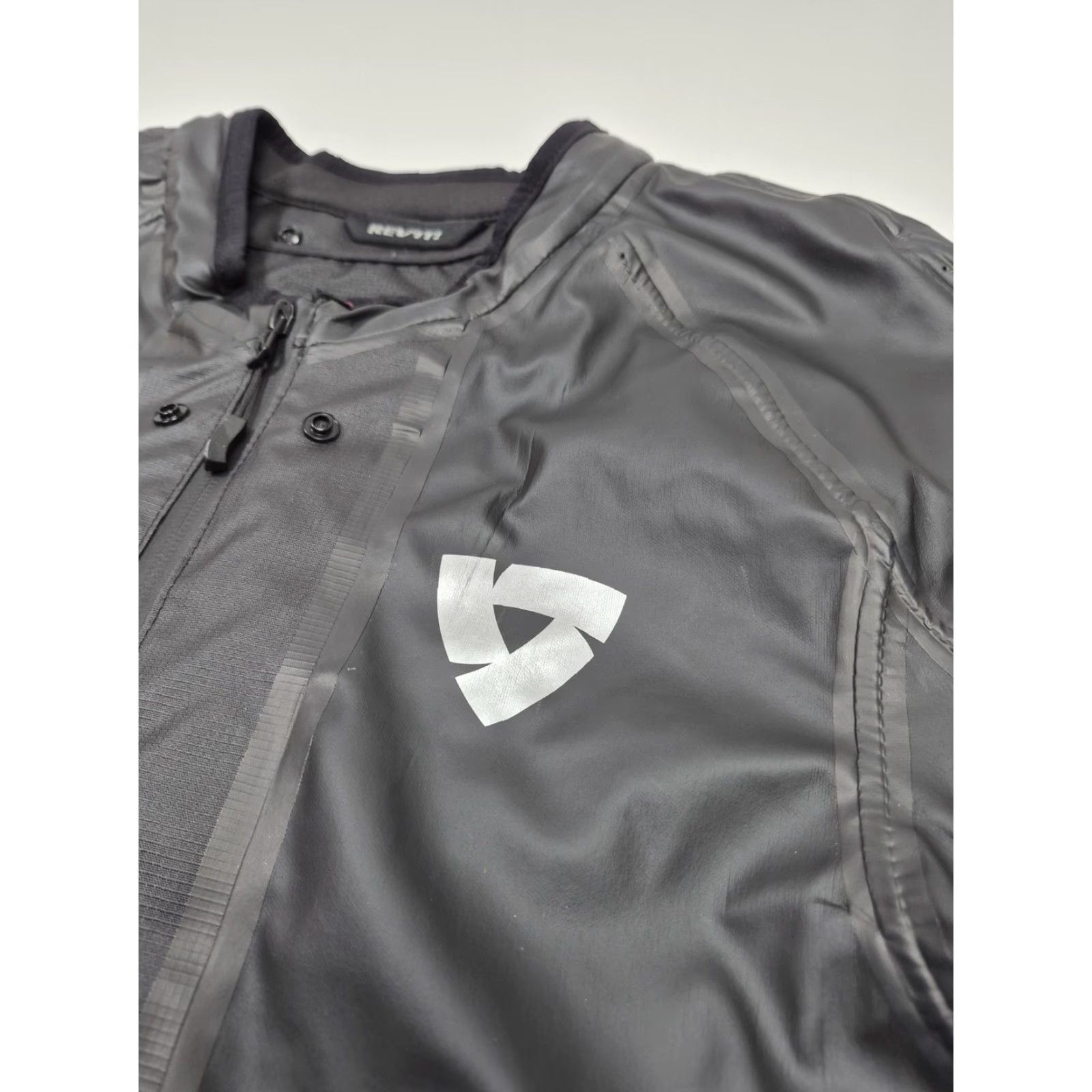 Rains REV'IT! Ignition 4 H2O Jacket Mens L Gray Waterproof Motorcycle Rain Size US L / EU 52-54 / 3 - 3 Thumbnail