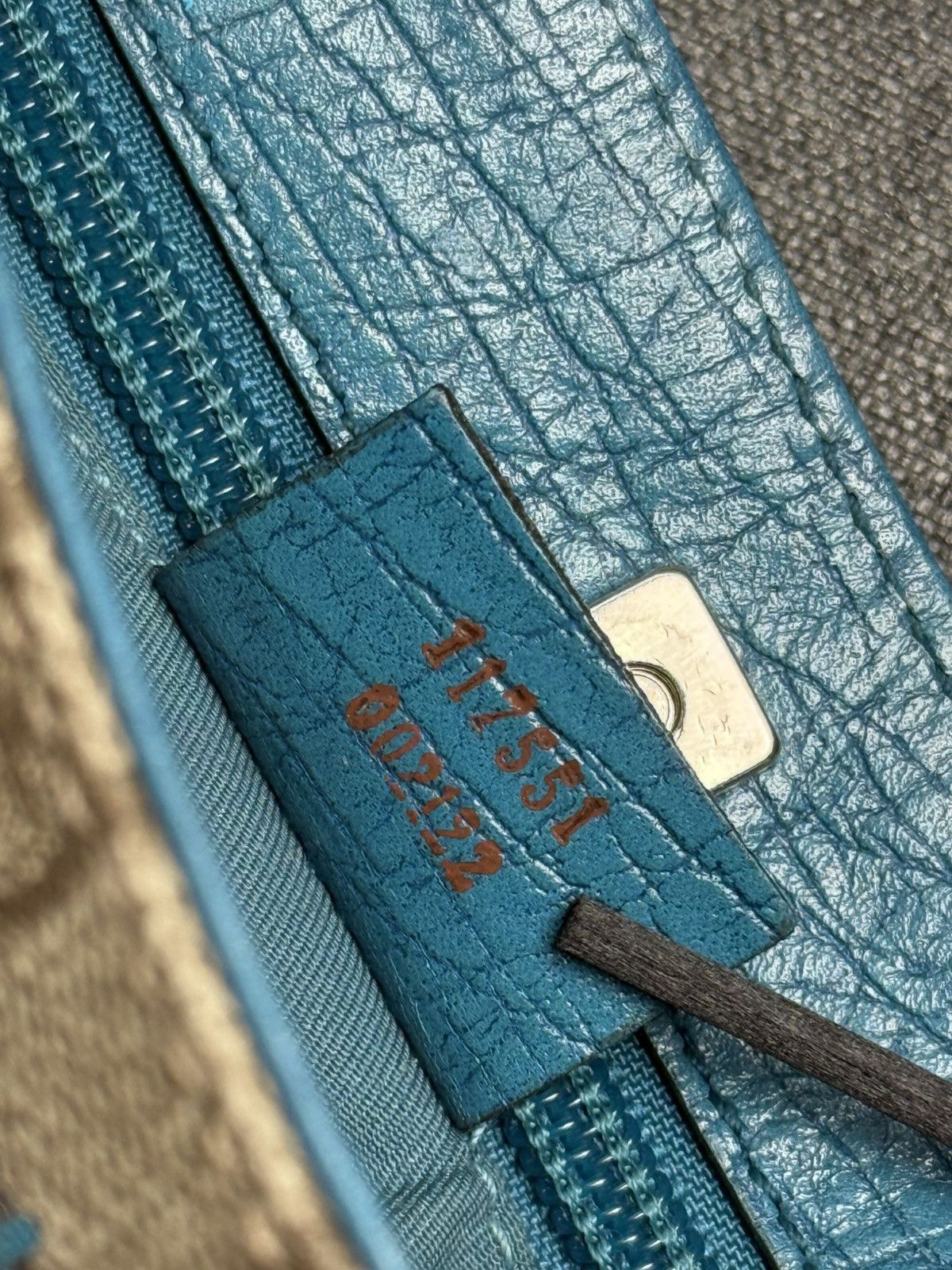 Gucci GUCCI Leather Tote Bag GG Pattern Blue women Handbag Size ONE SIZE - 9 Thumbnail