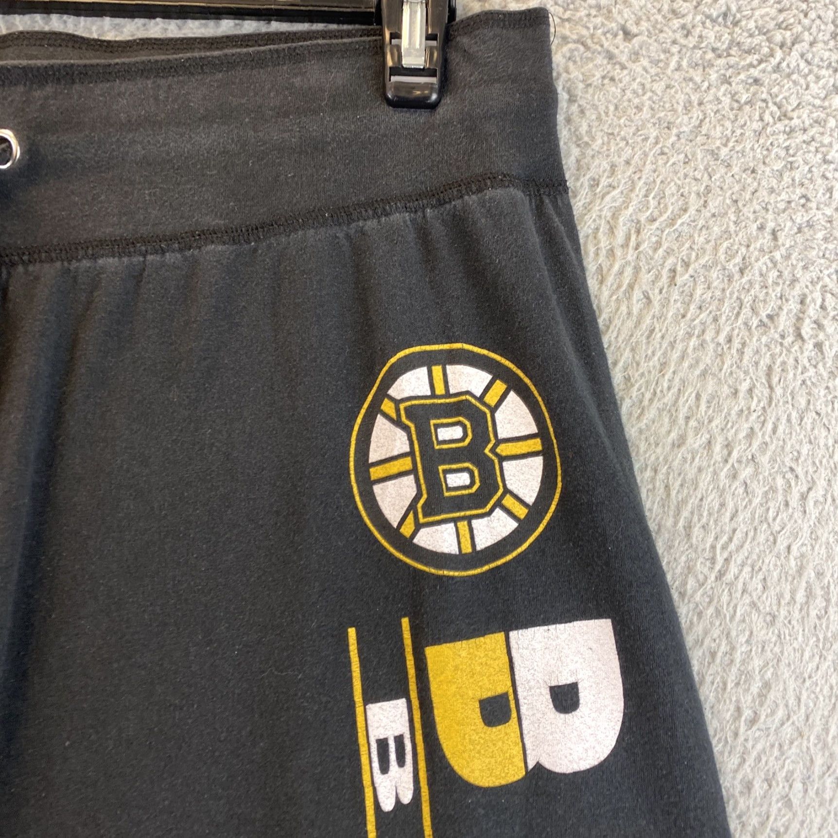 Vintage Bruins Womens Push-On Pants Large Pockets Activewear Elastic Drawstring /90-62 Size 36" / US 14 / IT 50 - 3 Thumbnail