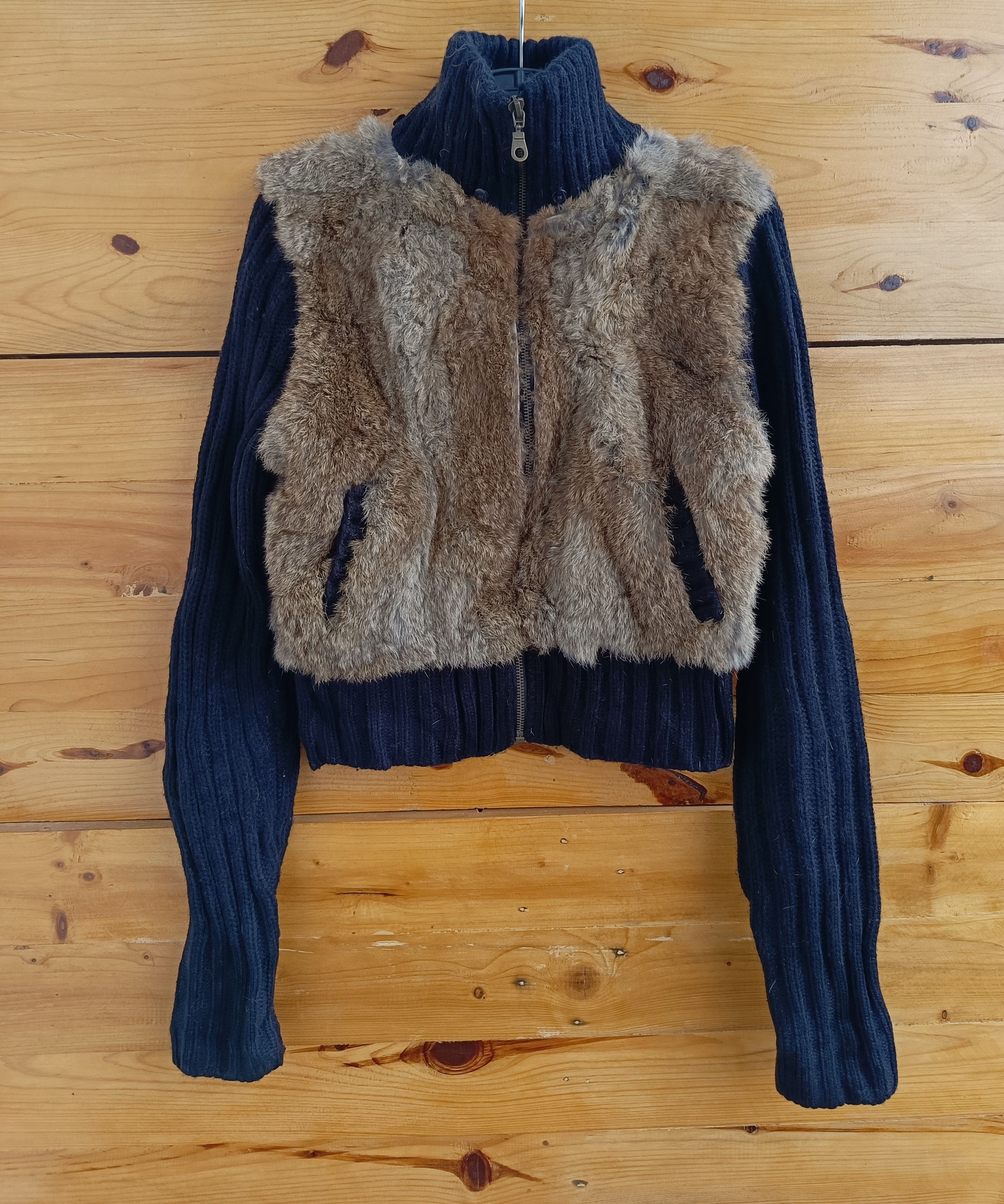 14th Addiction Rare Archive Hamster-Fur Cardigan Sweater /Hoodie Knit Size M / US 6-8 / IT 42-44 - 2 Thumbnail