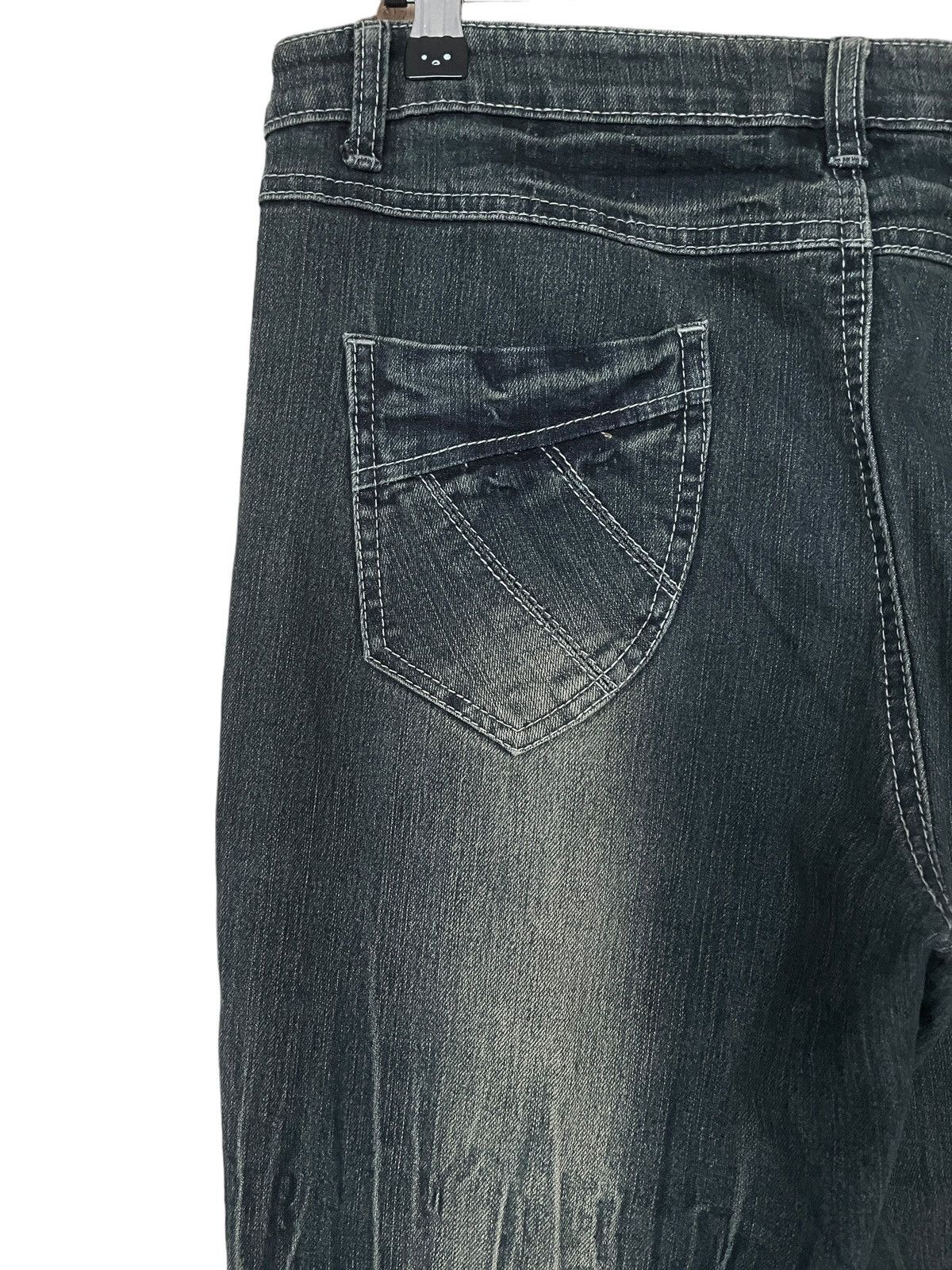 If Six Was Nine × Japanese Brand Vintage Japanese Brand Just Me Flared Jeans 1990s Size US 32 / EU 48 - 5 Thumbnail