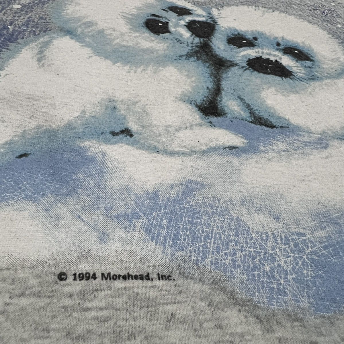 Vintage Vintage 90s Morehead Endangered Young'uns Seal Art Tee 2XL Size US XXL / EU 58 / 5 - 4 Thumbnail