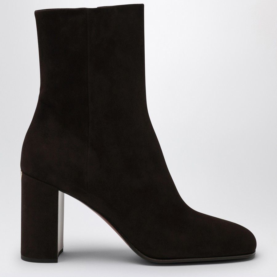 Prada o1d2blof0924 Suede Boots in Dark Brown Size US 10 / IT 40 - 1 Thumbnail