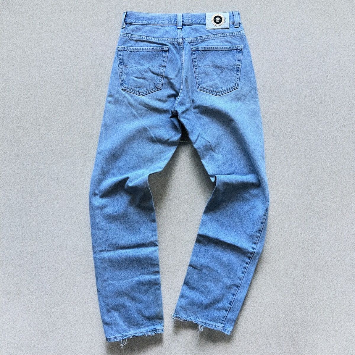 Versace Vintage 90s Versace Denim Blue wash Jeans 31 VTG rare Size US 31 - 3 Thumbnail