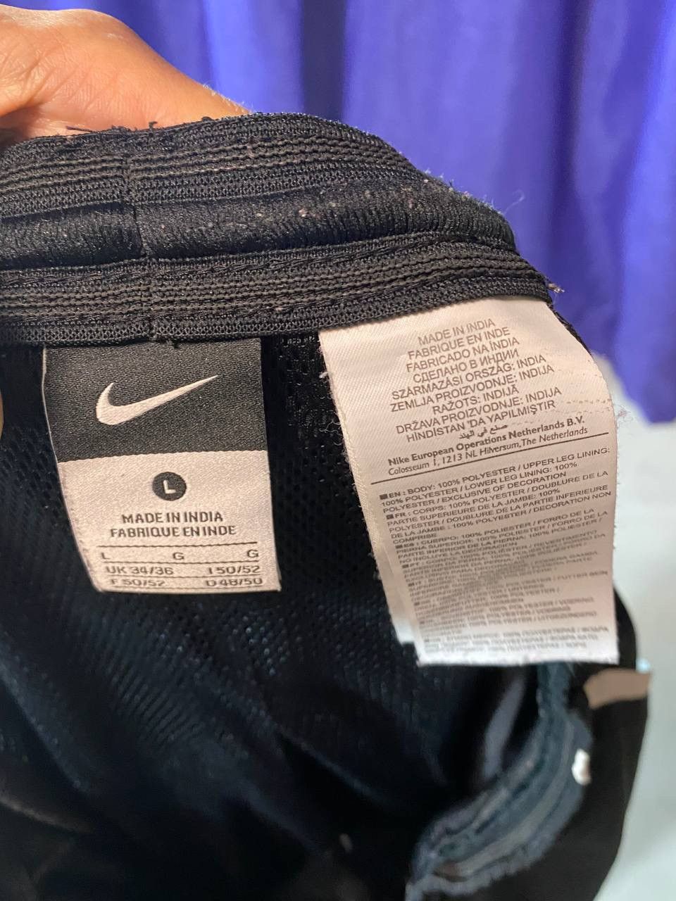 Nike Nike Track Pants Vintage Navy Nylon Y2K Parachute Juventus Size US 34 / EU 50 - 8 Thumbnail