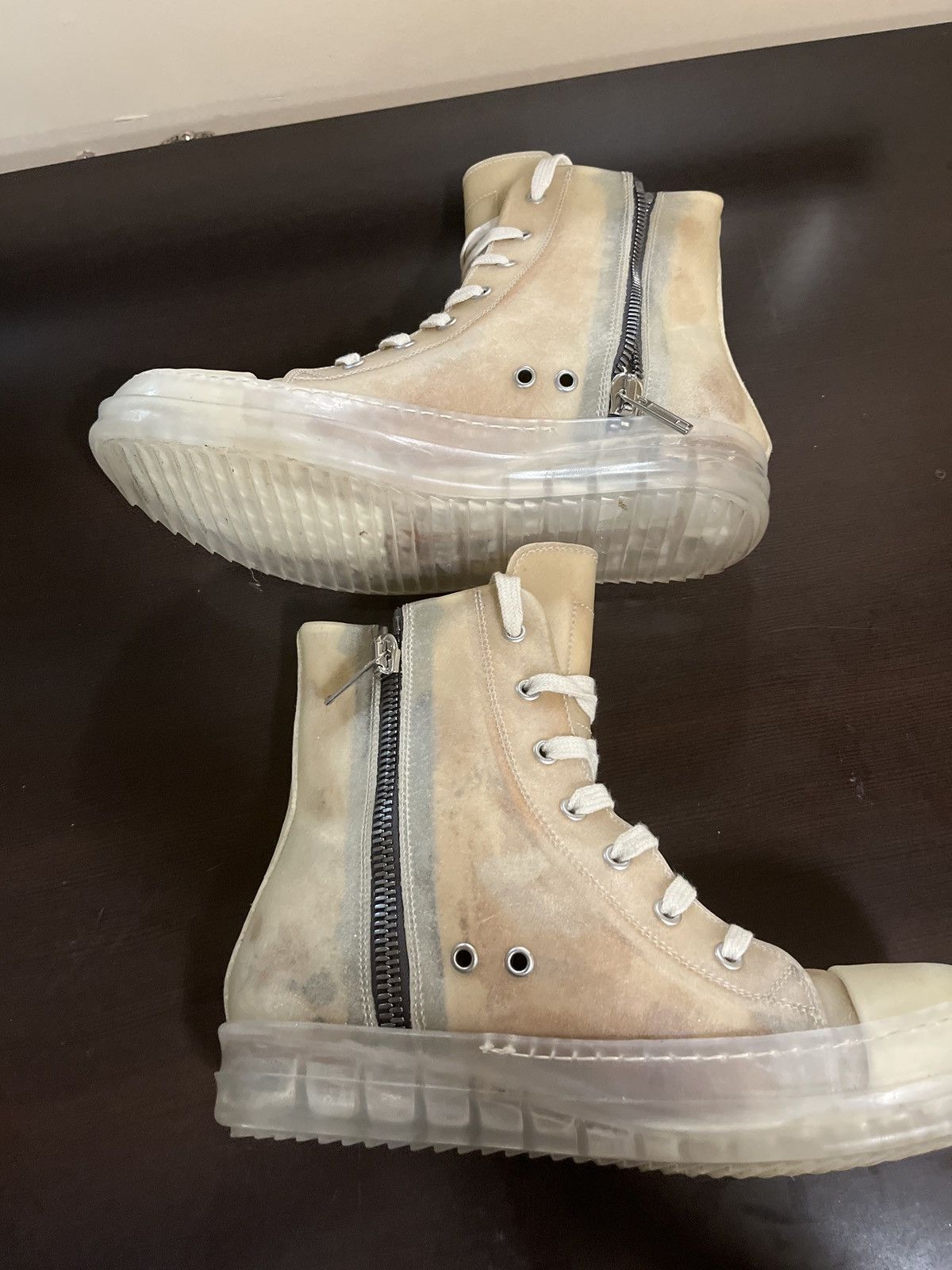 Rick Owens Rick Owens EDFU SS23 Natural Clear Size US 6 / IT 36 - 7 Thumbnail
