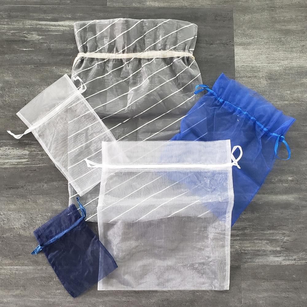 Designer Multi Mesh Detailed Shopping Bag 5 Bundle Size ONE SIZE - 1 Preview