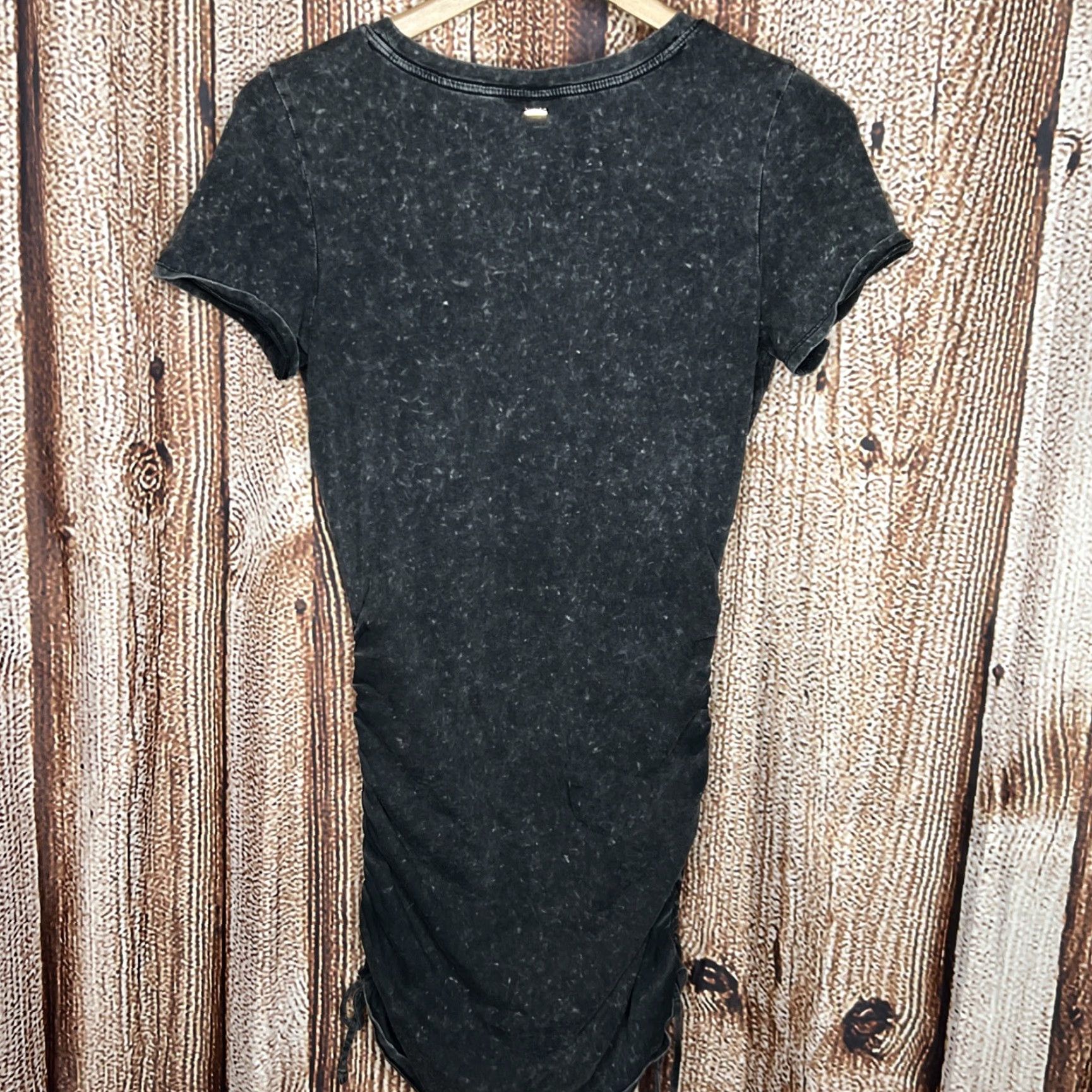 Vintage PINK Victoria's Secret Tank Dress S Gray Black Tie Dye Ruched Side Cinch Size S / US 4 / IT 40 - 3 Thumbnail