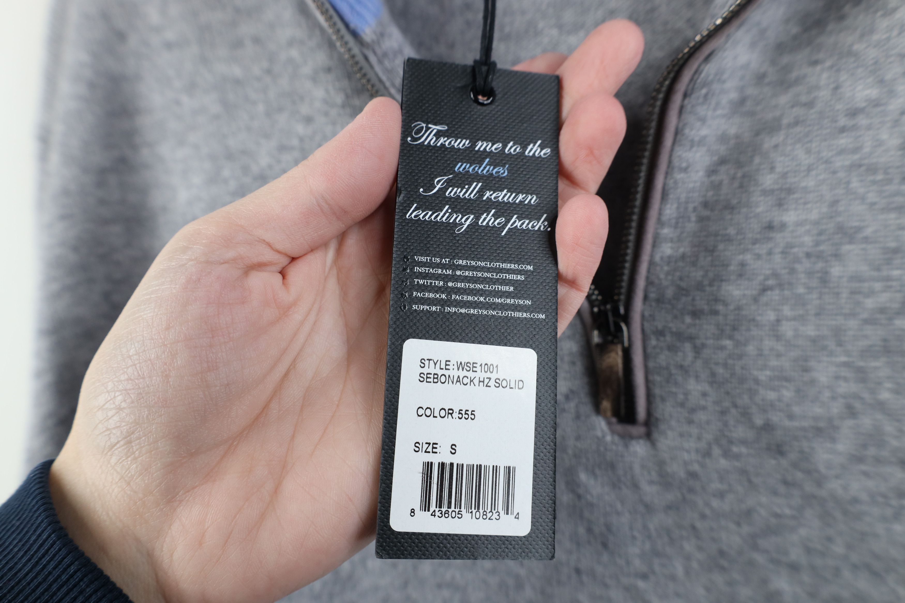 Grenson New Greyson Clothiers Half Zip Wool Cashmere Knit Sweater Size US S / EU 44-46 / 1 - 9 Thumbnail