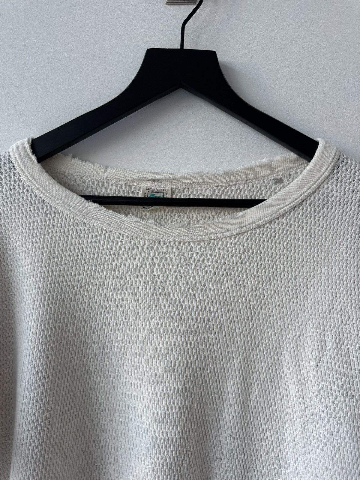 Vintage 1970sVINTAGE THRASHED THERMAL FADED Size US XL / EU 56 / 4 - 3 Thumbnail