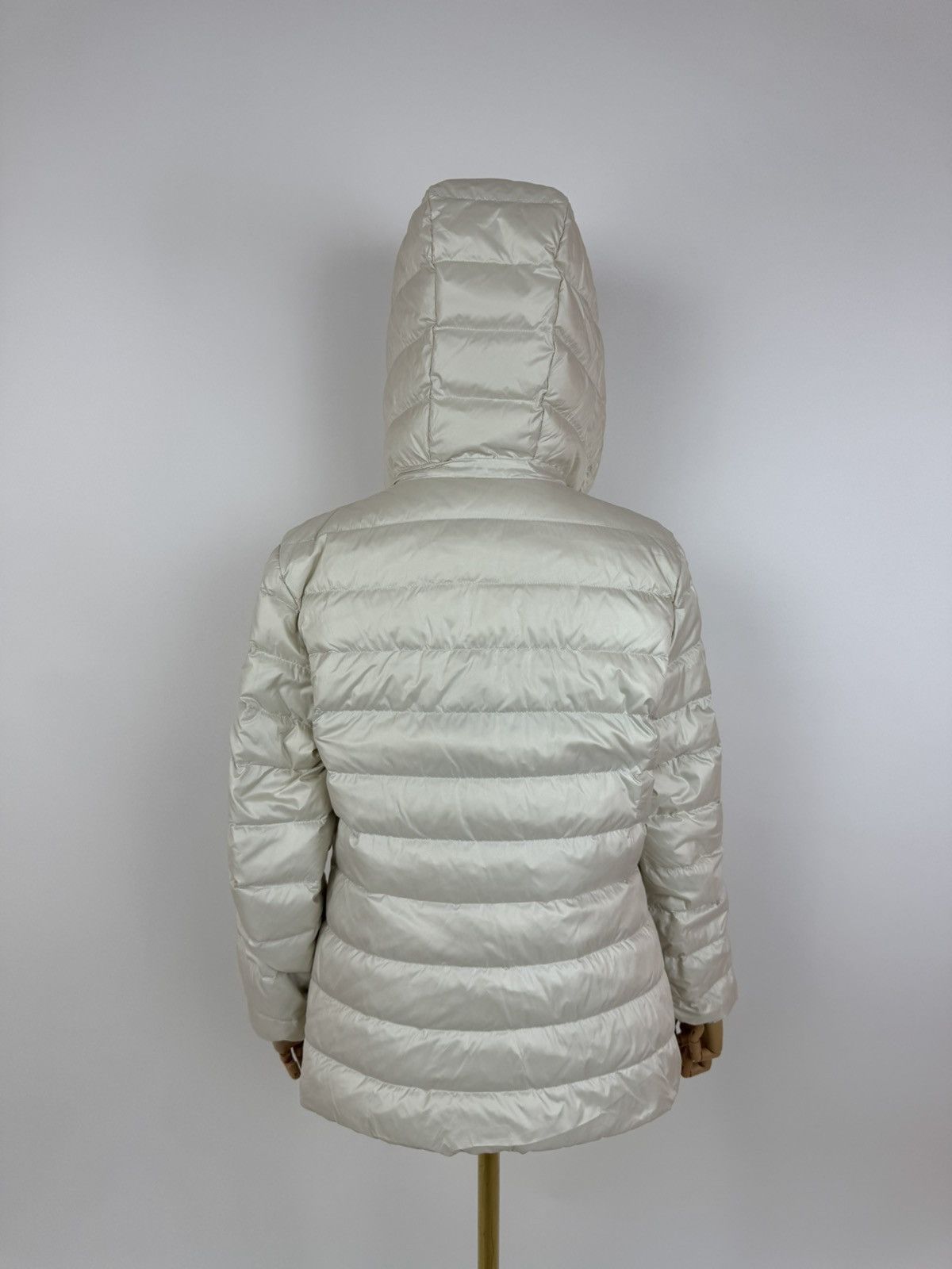 Massimo Dutti Massimo Dutti Puffer Jacket Micro Down White JKT Womens Size S / US 4 / IT 40 - 6 Thumbnail