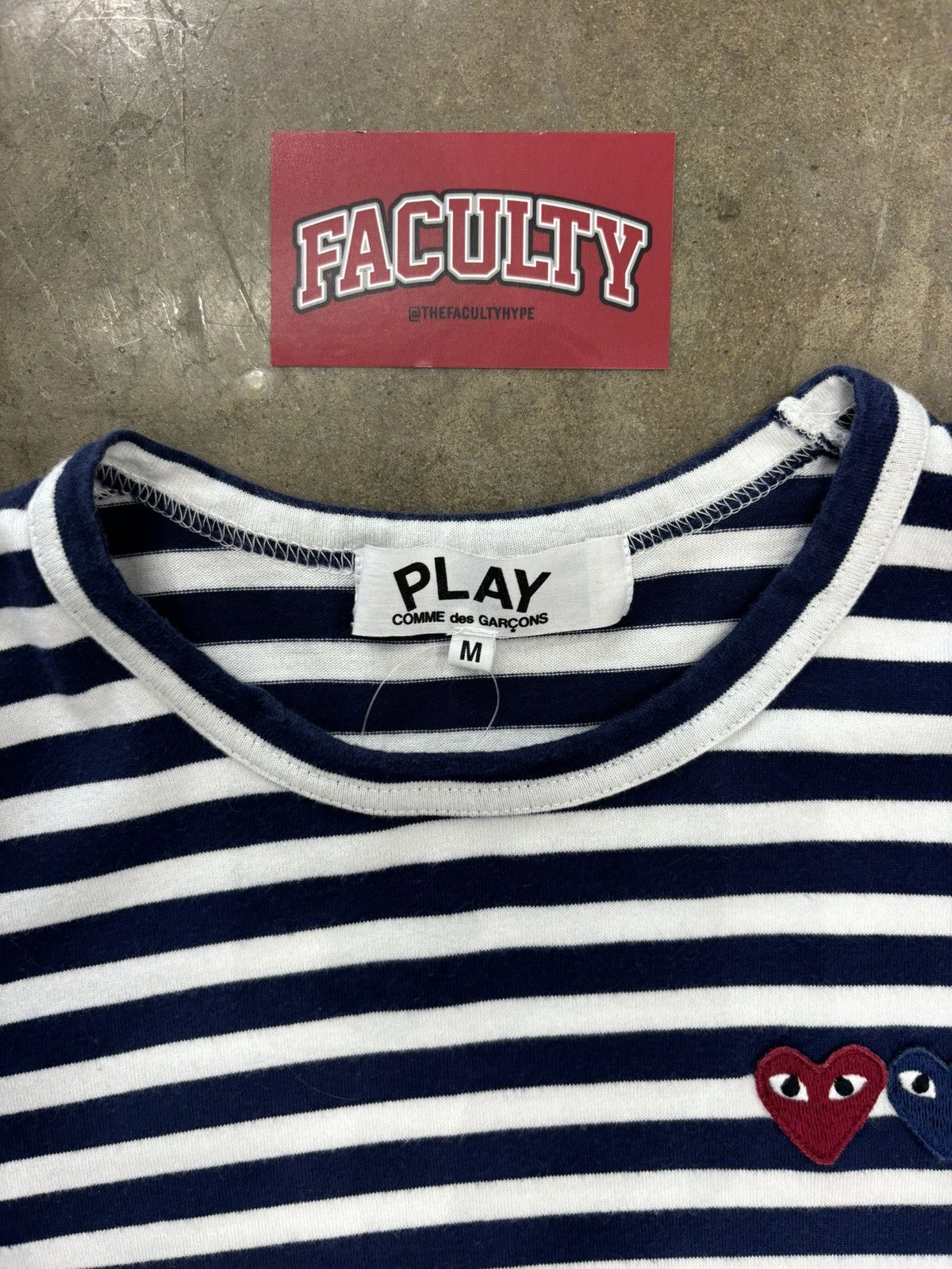 Comme des Garcons PLAY Comme des Garcons Play Heart Stripe Medium Size M / US 6-8 / IT 42-44 - 3 Thumbnail