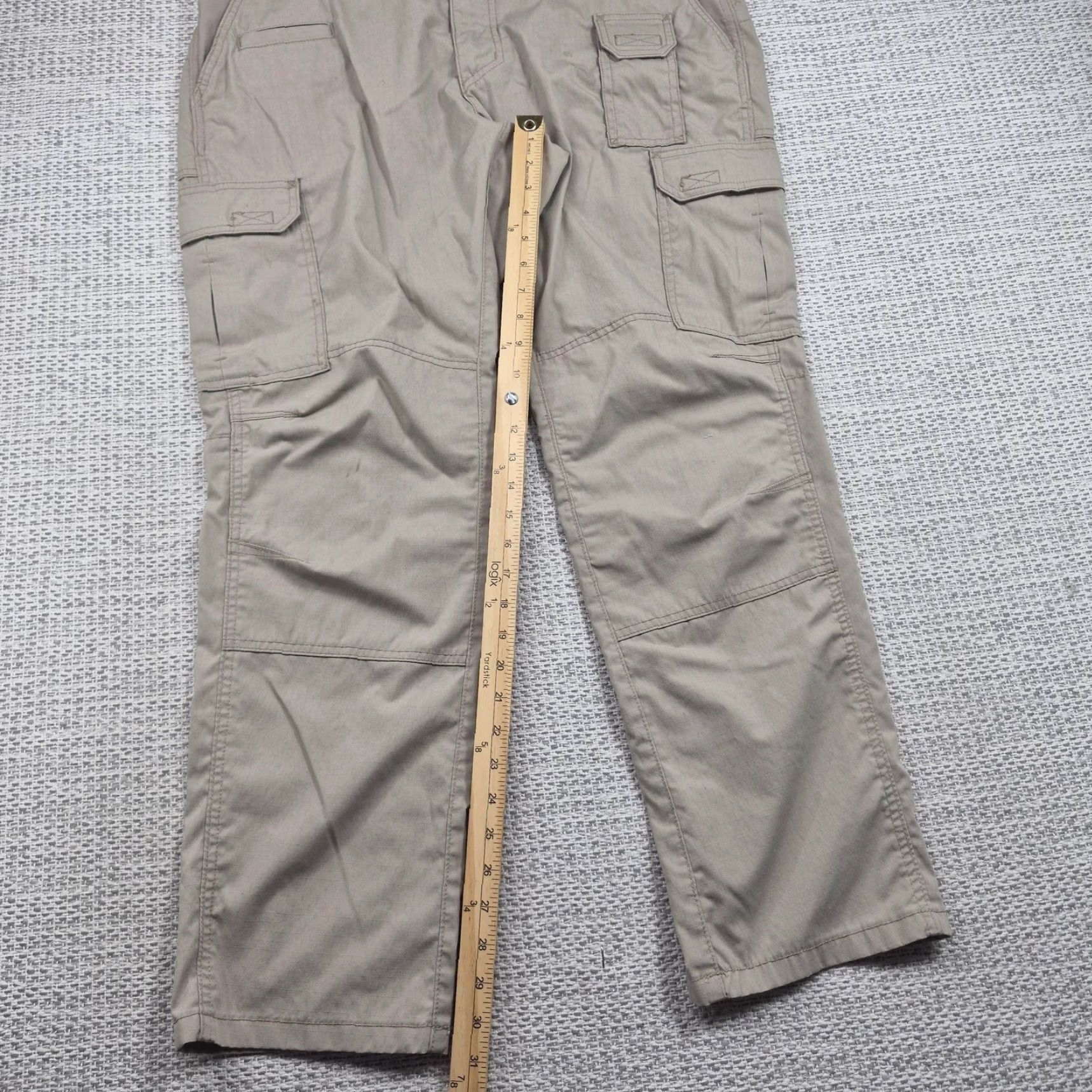 Vintage 5.11 Pants Mens 36x32 Beige Cargo Straight Leg Tactical Workwear Outdoor Hiking Size US 36 / EU 52 - 5 Thumbnail