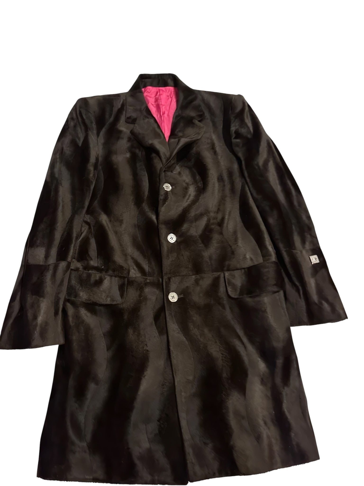 Versace Jeans Couture VJC PONY HAIR COAT Size US M / EU 48-50 / 2 - 10 Thumbnail