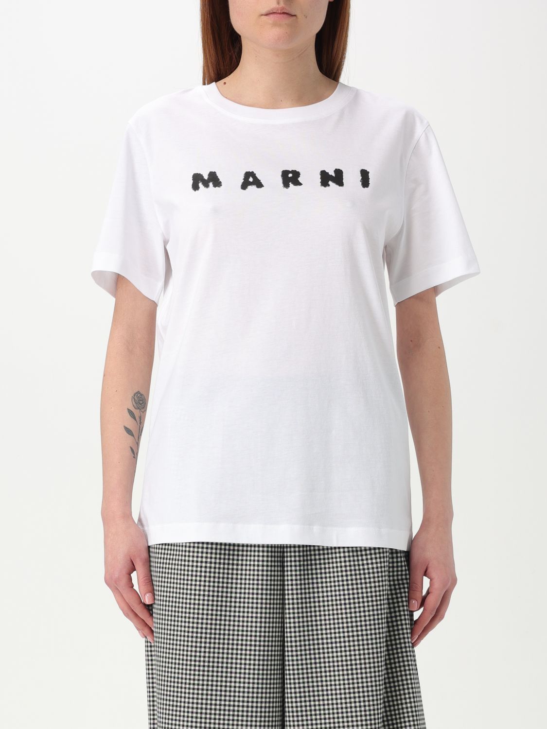 Marni Marni T-Shirt Woman White 1 Size XS / US 0-2 / IT 36-38 - 1 Thumbnail