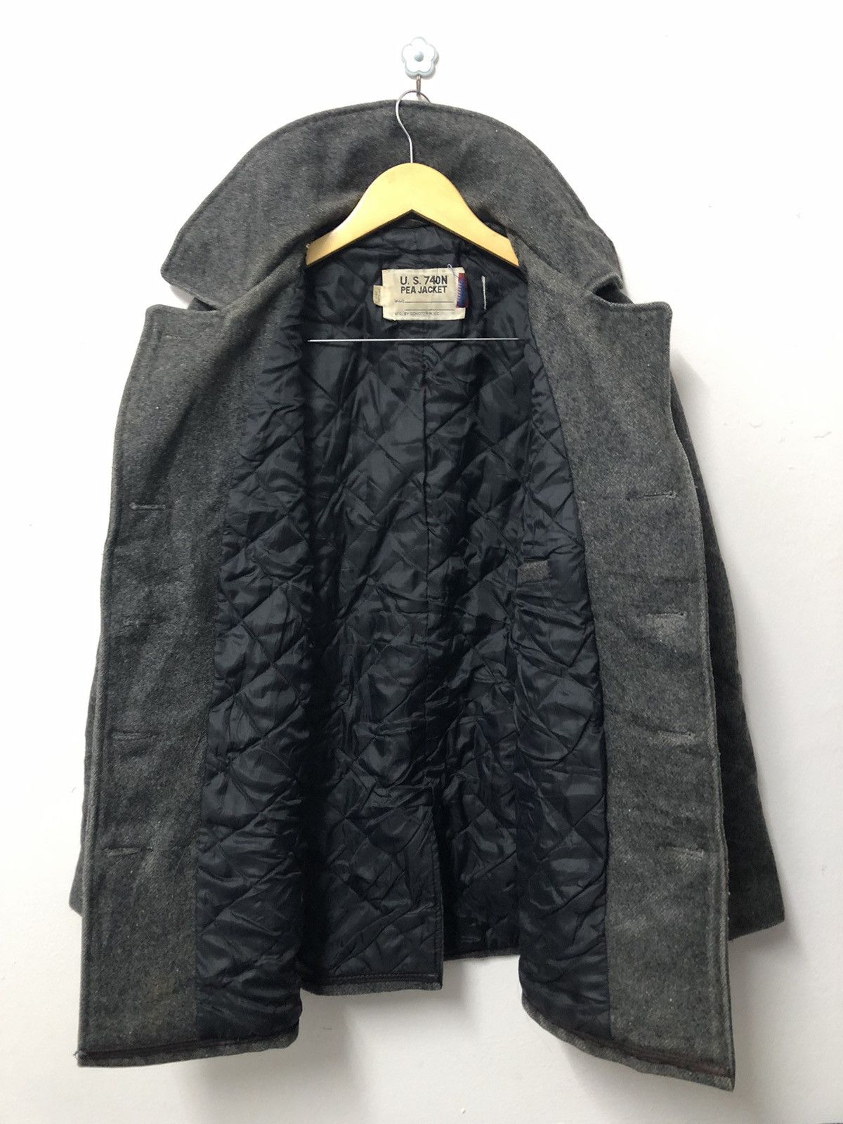 Schott × Vintage Vintage Schott Pea Coat Jacket Size US S / EU 44-46 / 1 - 3 Thumbnail
