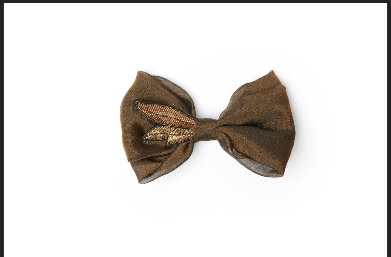Other Mani Del Sud Prince Royal/Brown Papillon Silk Bowtie Size ONE SIZE - 2 Thumbnail