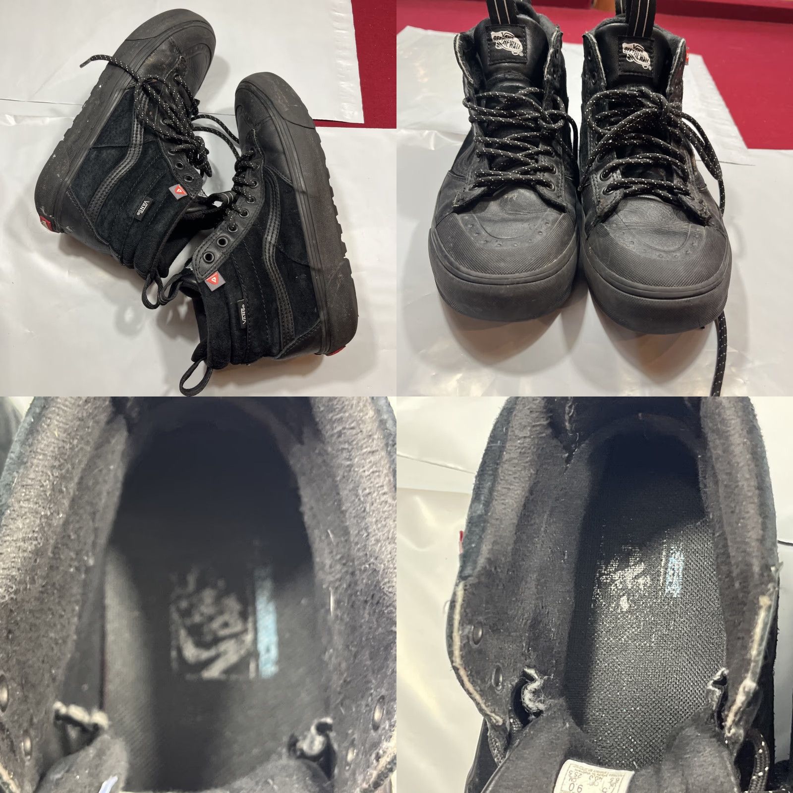 Vans VANS Sk8-Hi Mte BLACK HYDROGUARD 360 High Tops Unisex 7.5 Men’s 9 Women’s Sneaker High Top Rubber Suede All Black 40 Euro Vintage No Size US 8 / IT 38 - 8 Thumbnail