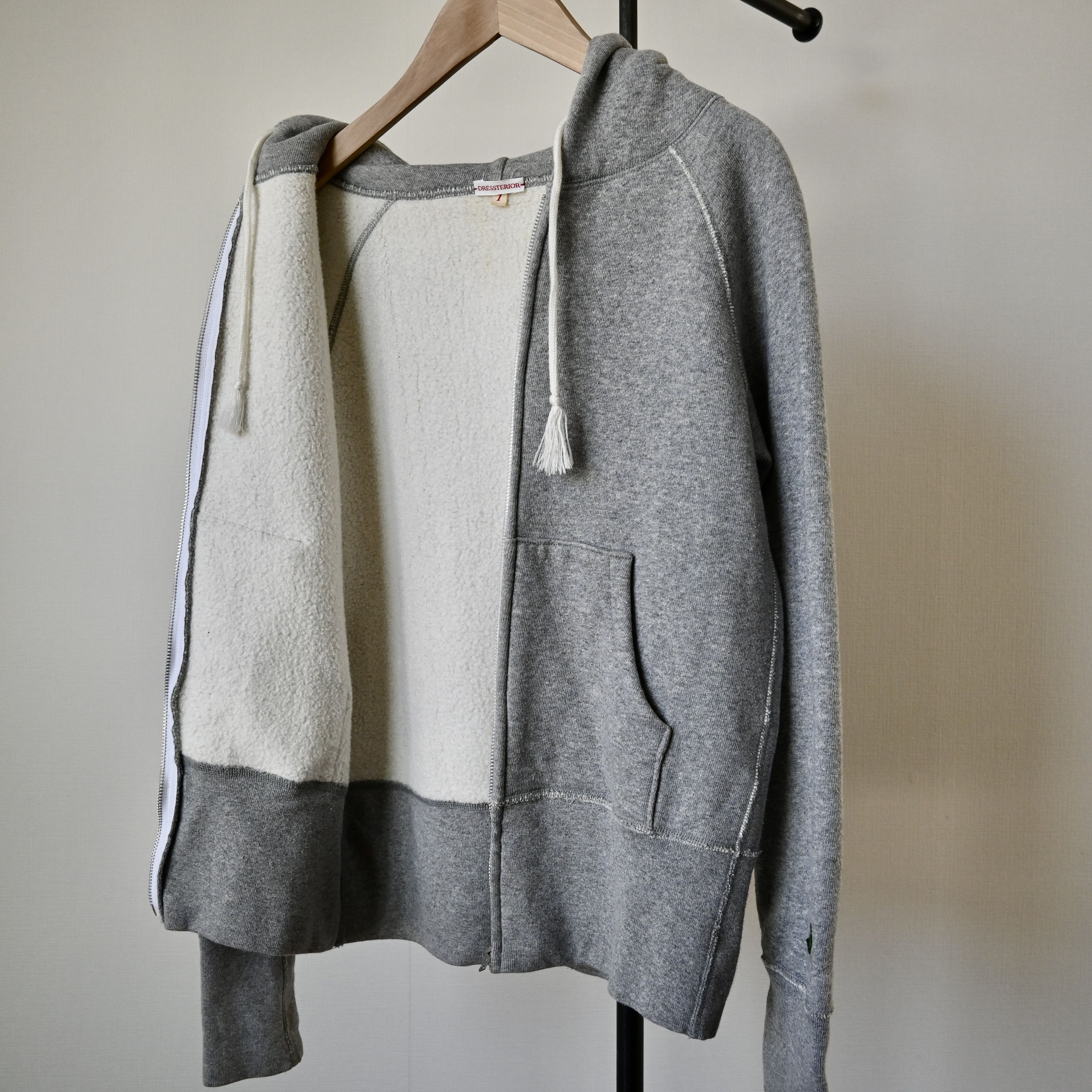 DRESSTERIOR DRESSTERIOR loopwheel cotton zip-up hoodie made in Japan Size XS / US 0-2 / IT 36-38 - 8 Thumbnail