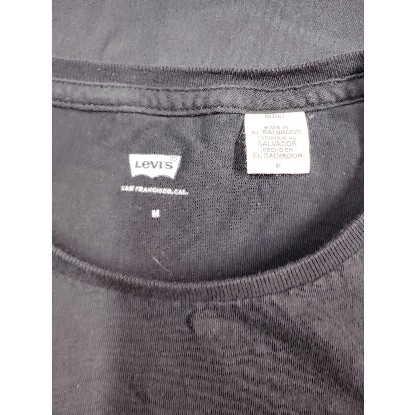 Levi's Levi's Black Tee with Red Logo Size US M / EU 48-50 / 2 - 3 Thumbnail