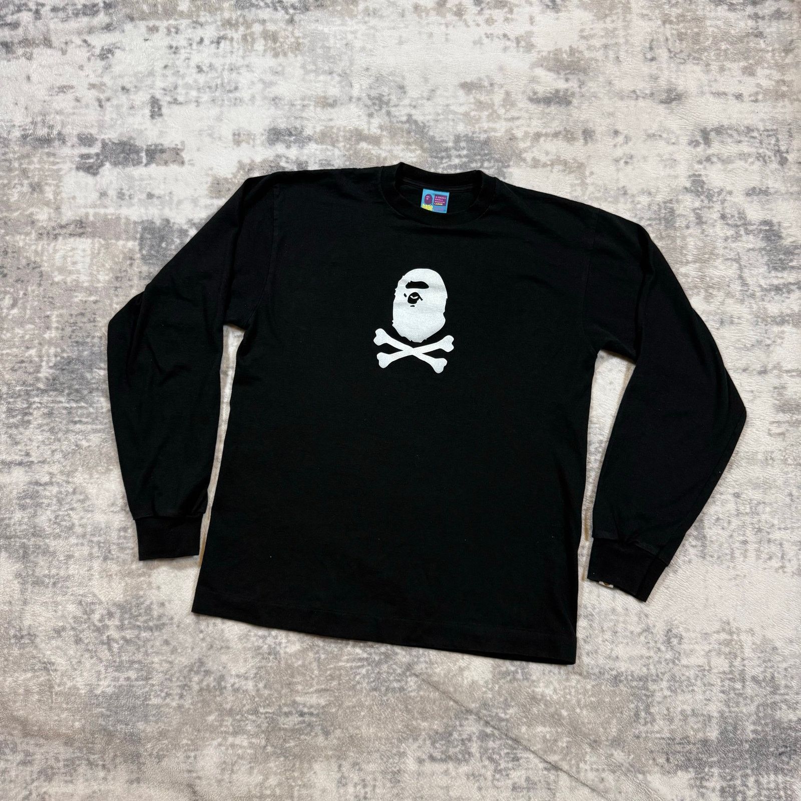 Bape × Nigo Authentic Bape 2000's Crossbones ASNKA Longsleeve Tee L Size US L / EU 52-54 / 3 - 1 Thumbnail